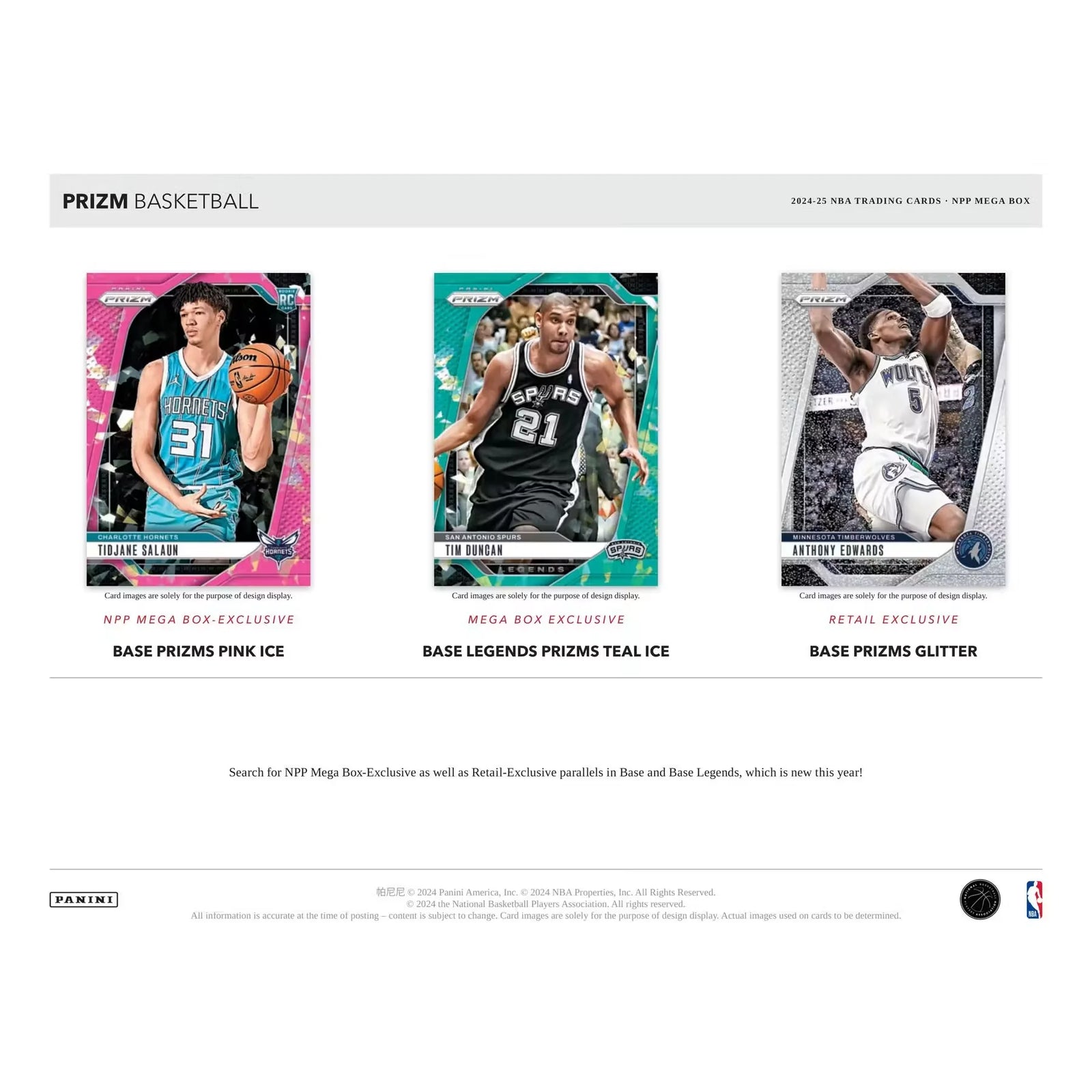 2024-25 Panini Prizm Basketball Mega 20-Box Case (Pink Ice Prizms!) (Ships Sealed Only) - D