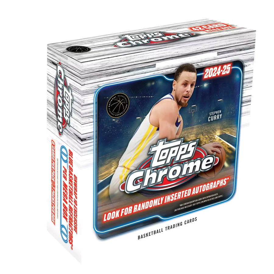 2024-25 Topps Chrome Basketball Mega 20-Box Case (Ships Sealed Only)