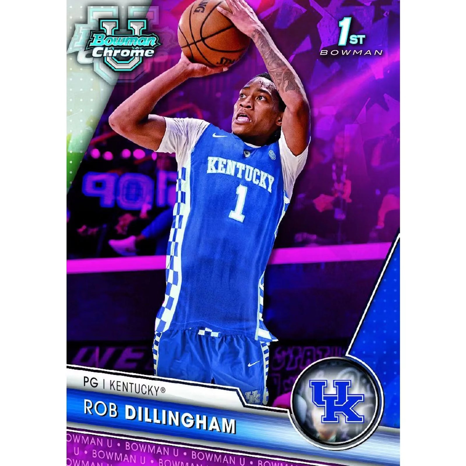 2023-24 Bowman University Chrome Basketball Sapphire Edition 10-Box Case (Ships Sealed Only)