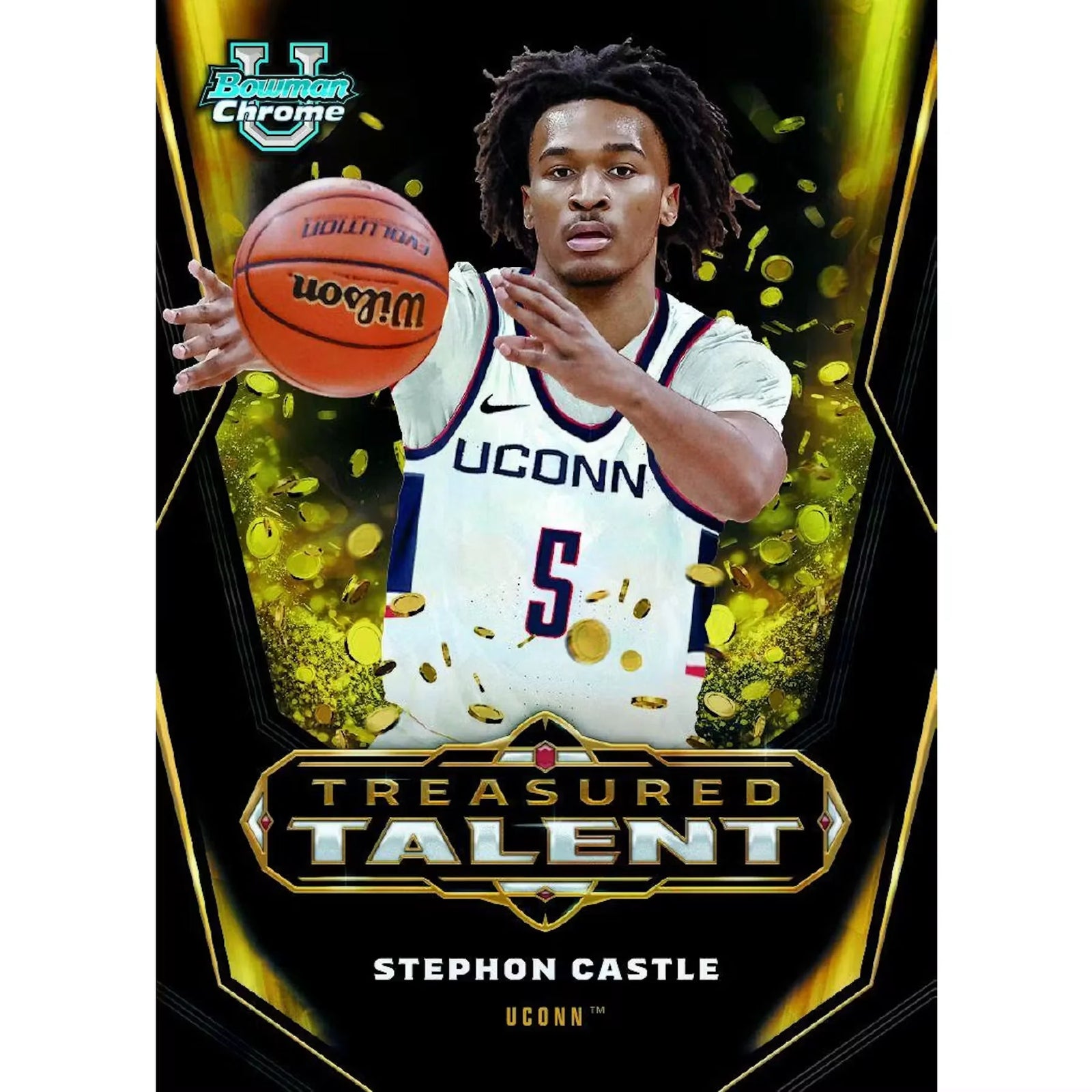 2023-24 Bowman University Chrome Basketball Sapphire Edition 10-Box Case (Ships Sealed Only)