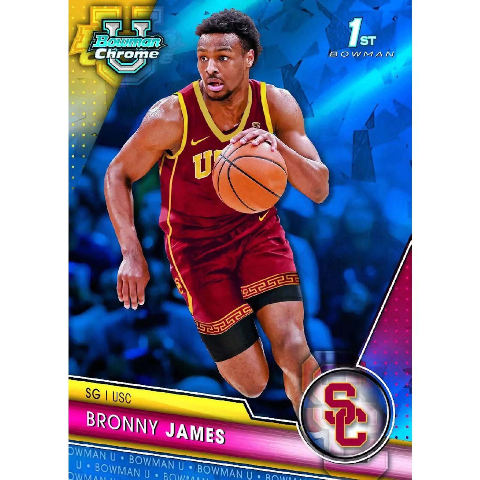 2023-24 Bowman University Chrome Basketball Sapphire Edition 10-Box Case (Ships Sealed Only)