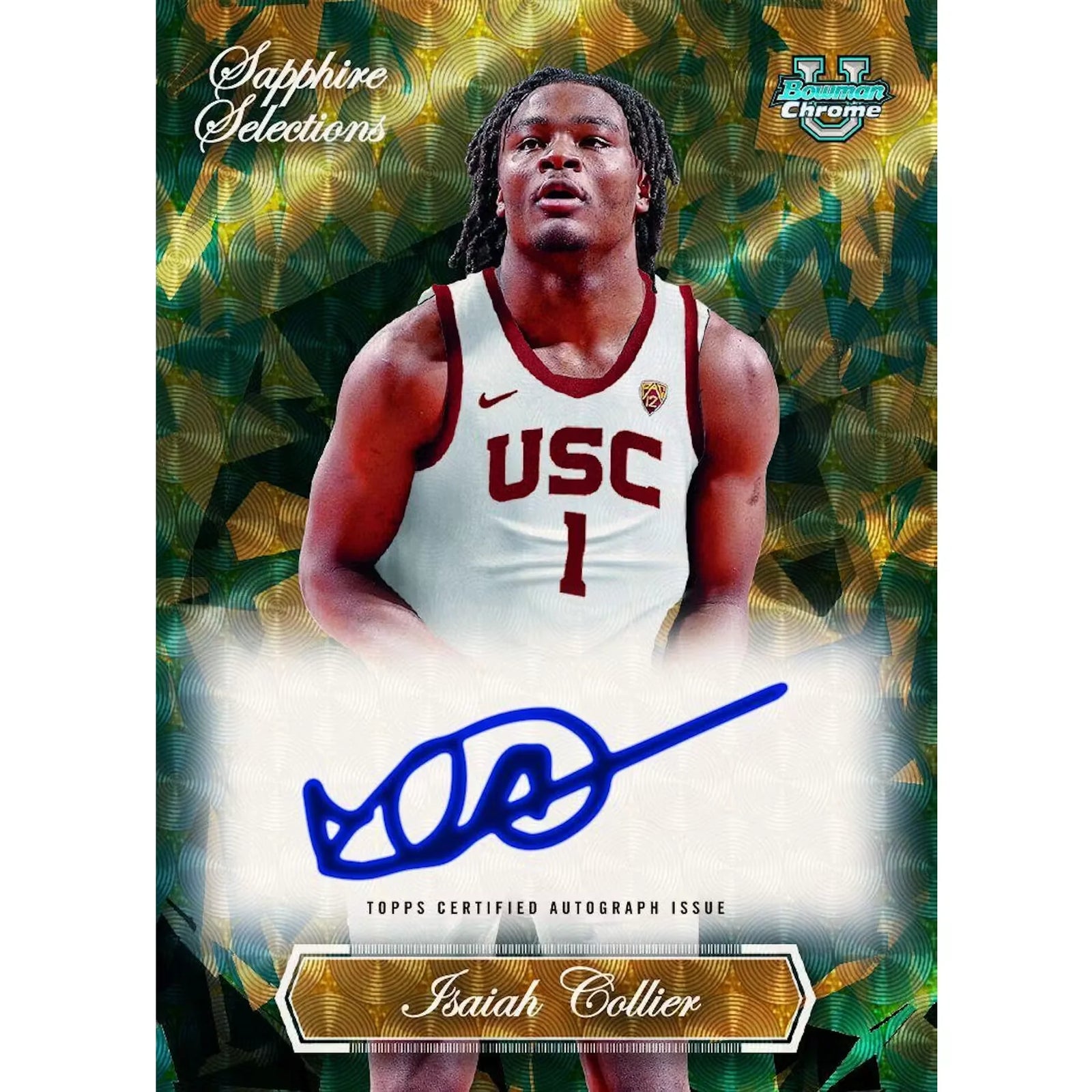 2023-24 Bowman University Chrome Basketball Sapphire Edition 10-Box Case (Ships Sealed Only)
