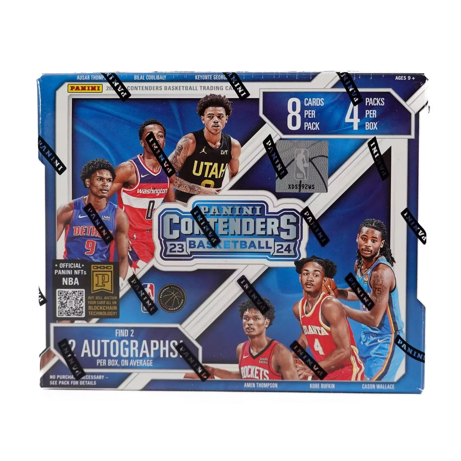2023-24 Panini Contenders Basketball Hobby 12-Box Case (Ships Sealed Only)