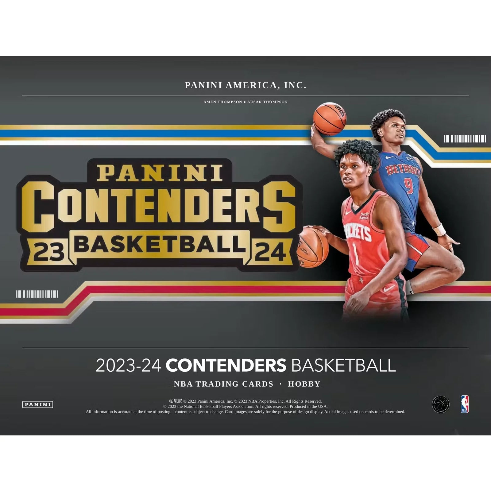 2023-24 Panini Contenders Basketball Hobby 12-Box Case (Ships Sealed Only)