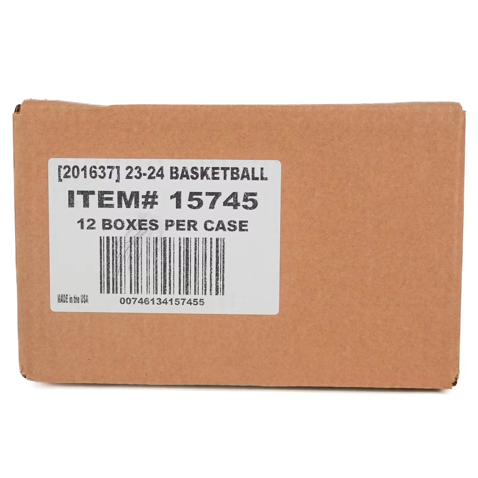 2023-24 Panini Donruss Optic Basketball Hobby 12-Box Case (Ships Sealed Only)