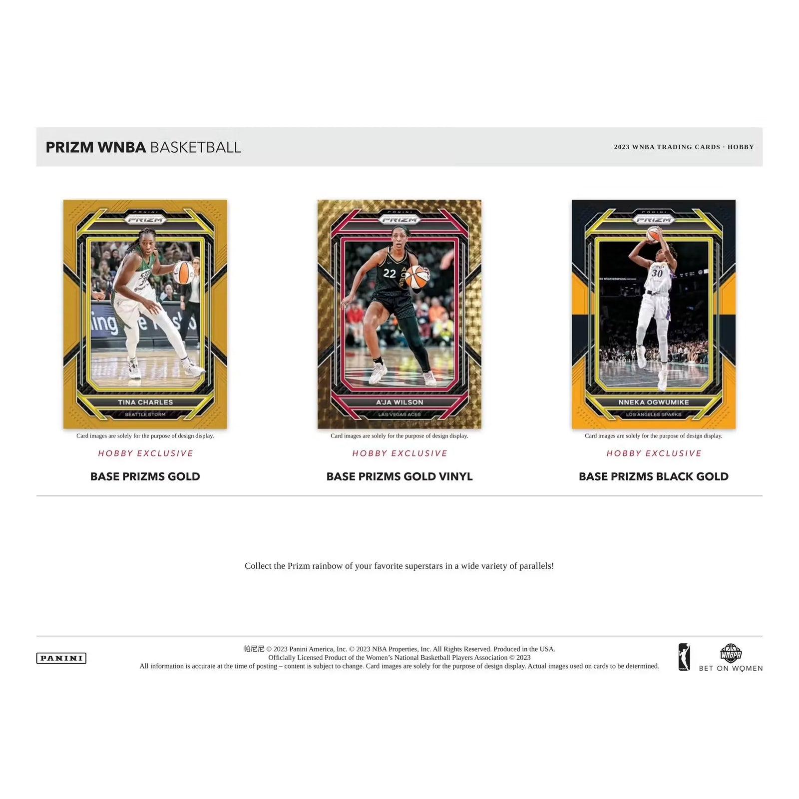 2023 Panini Prizm WNBA Basketball Hobby 12-Box Case (Ships Sealed Only)