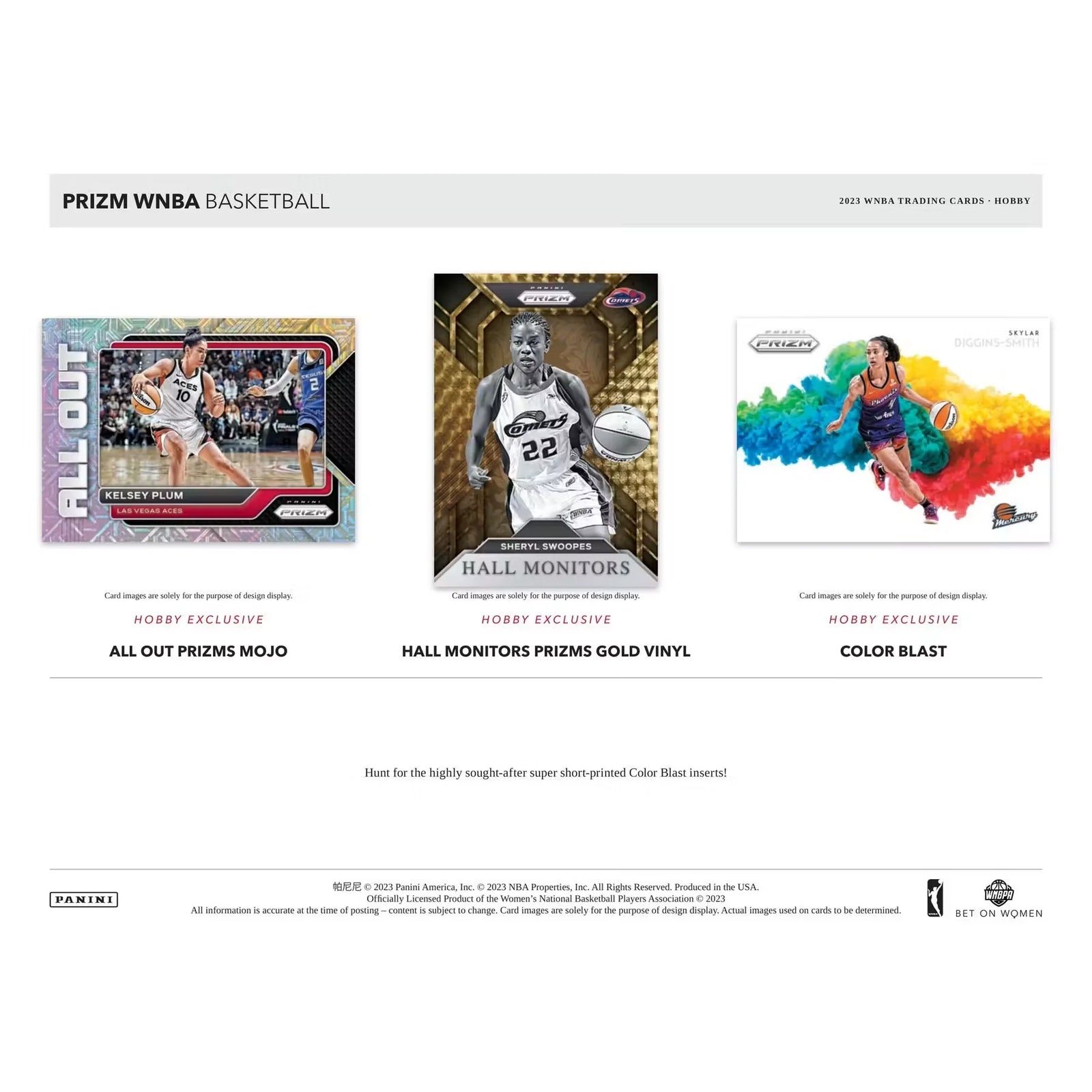 2023 Panini Prizm WNBA Basketball Hobby 12-Box Case (Ships Sealed Only)