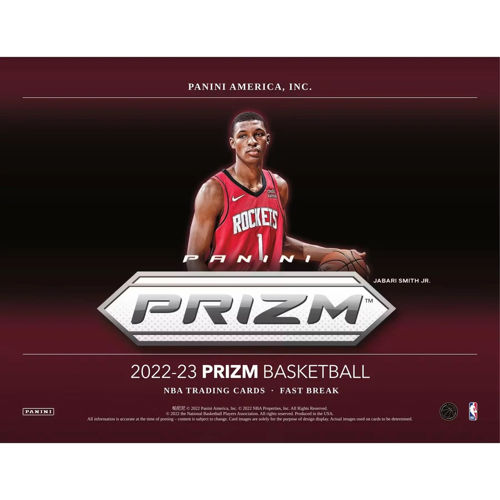 2022-23 Panini Prizm Basketball Fast Break 20-Box Case (Ships Sealed Only)