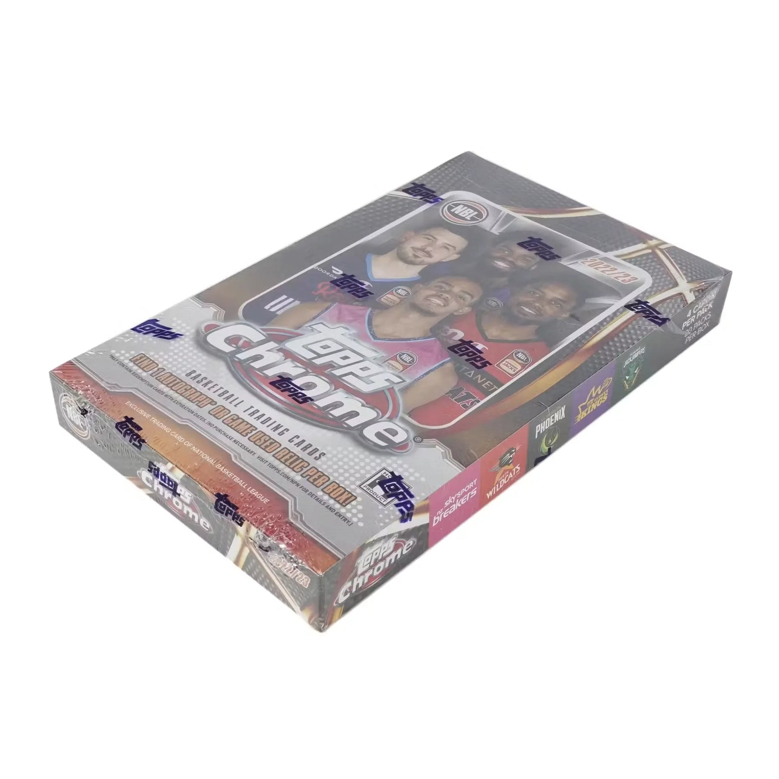 2022-23 Topps Chrome NBL Basketball Hobby 12-Box Case (Ships Sealed Only)