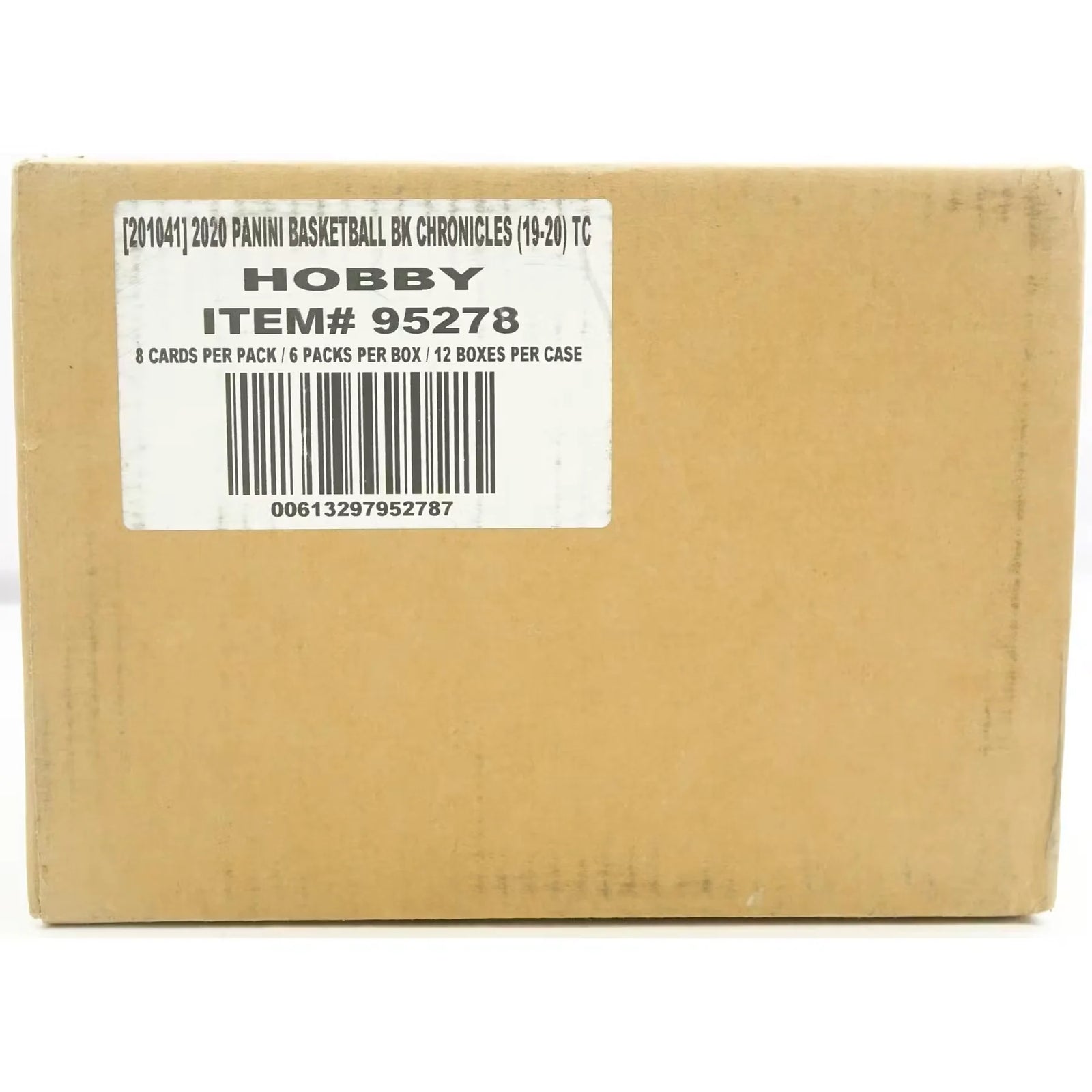 2019-20 Panini Chronicles Basketball Hobby 12-Box Case (Ships Sealed Only) - D