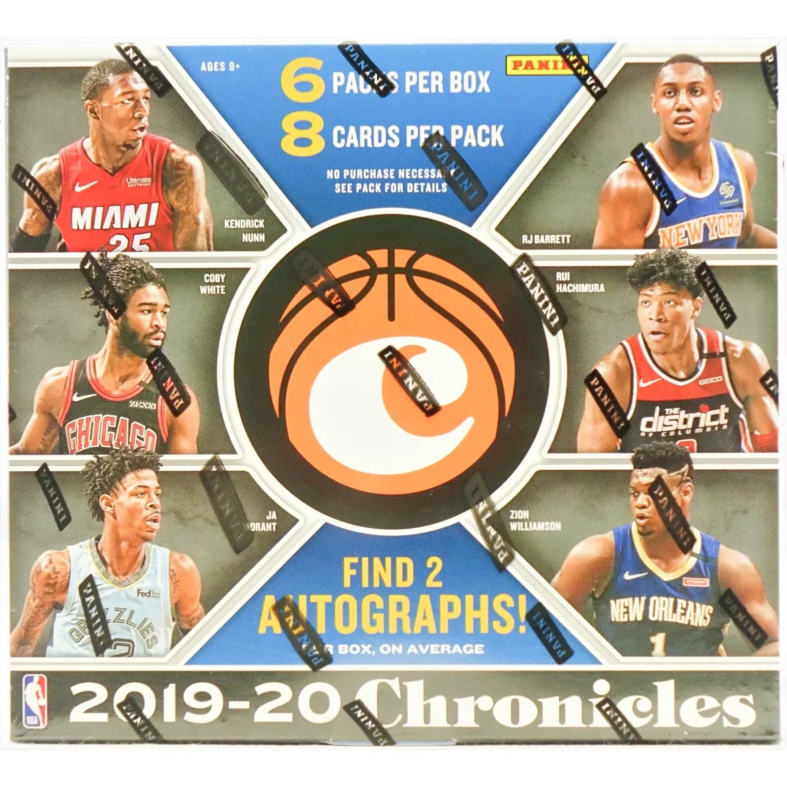 2019-20 Panini Chronicles Basketball Hobby 12-Box Case (Ships Sealed Only) - D