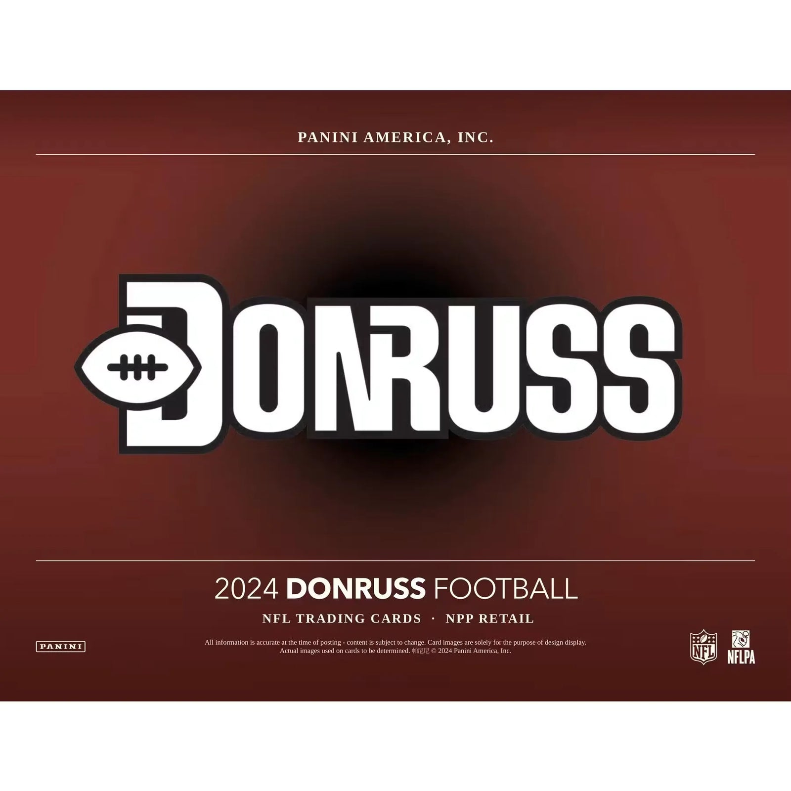 2024 Panini Donruss Football Jumbo Value 20-Box Case (Ships Sealed Only)