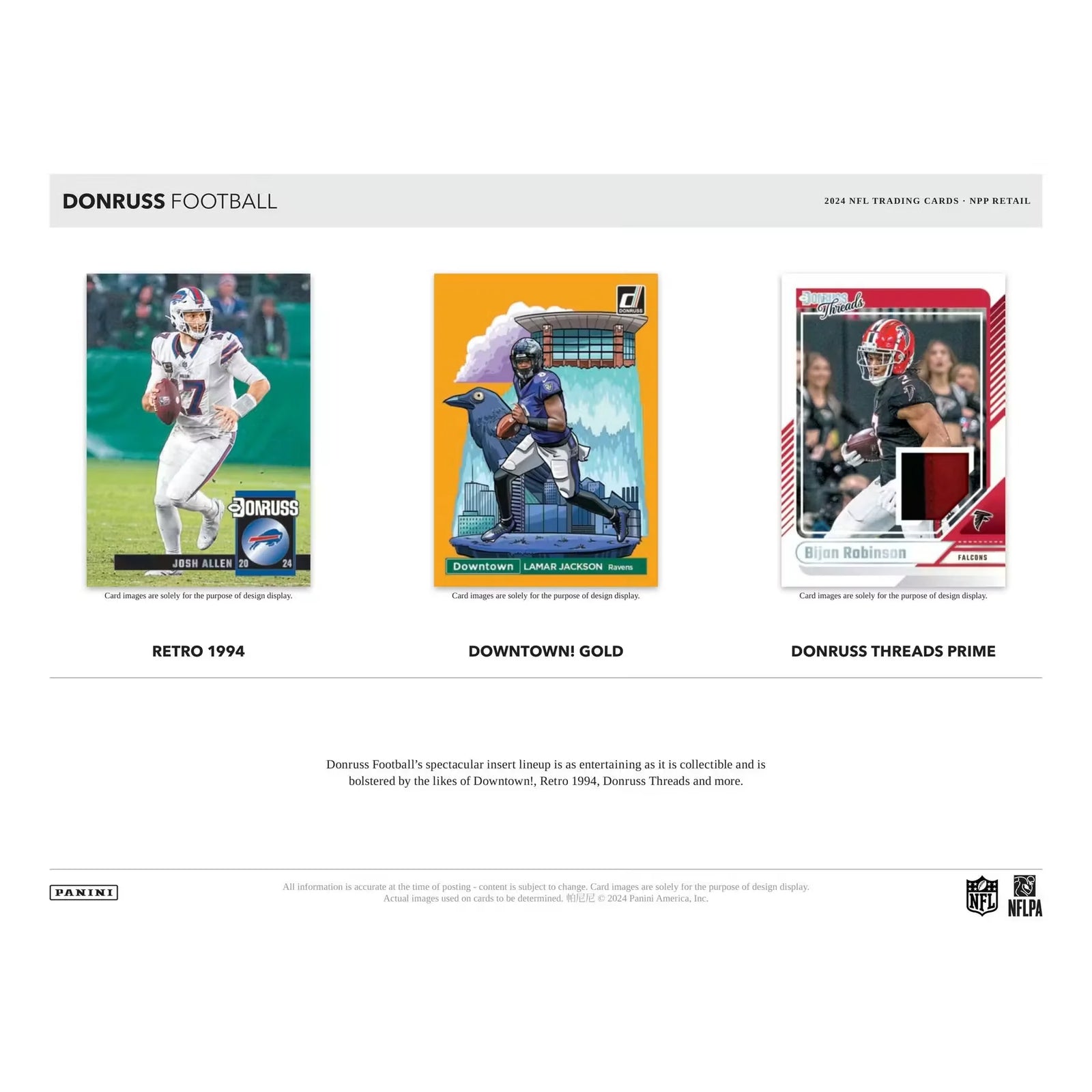 2024 Panini Donruss Football Jumbo Value 20-Box Case (Ships Sealed Only)