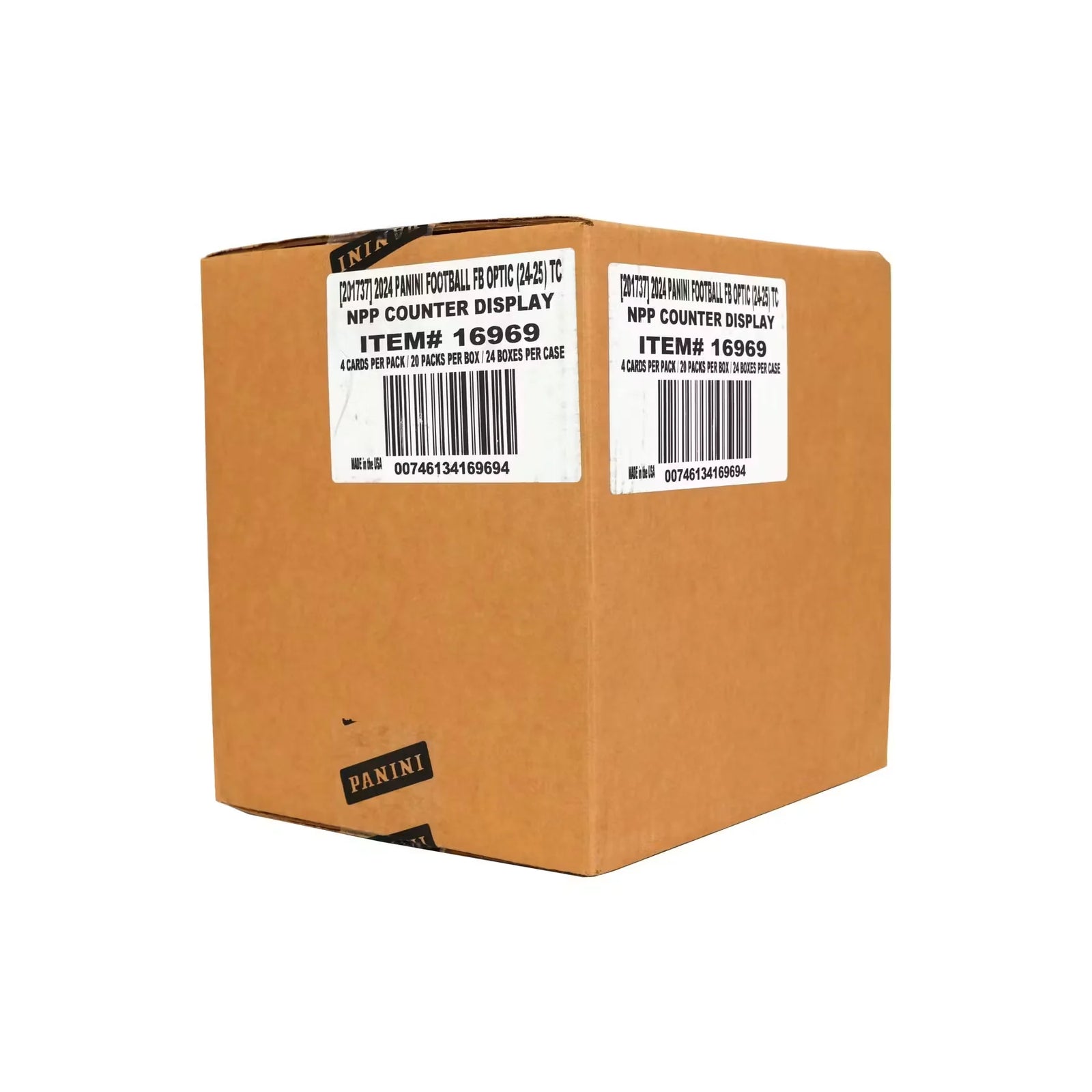 2024 Panini Donruss Optic Football 20-Pack Retail 24-Box Case (Ships Sealed Only) - D
