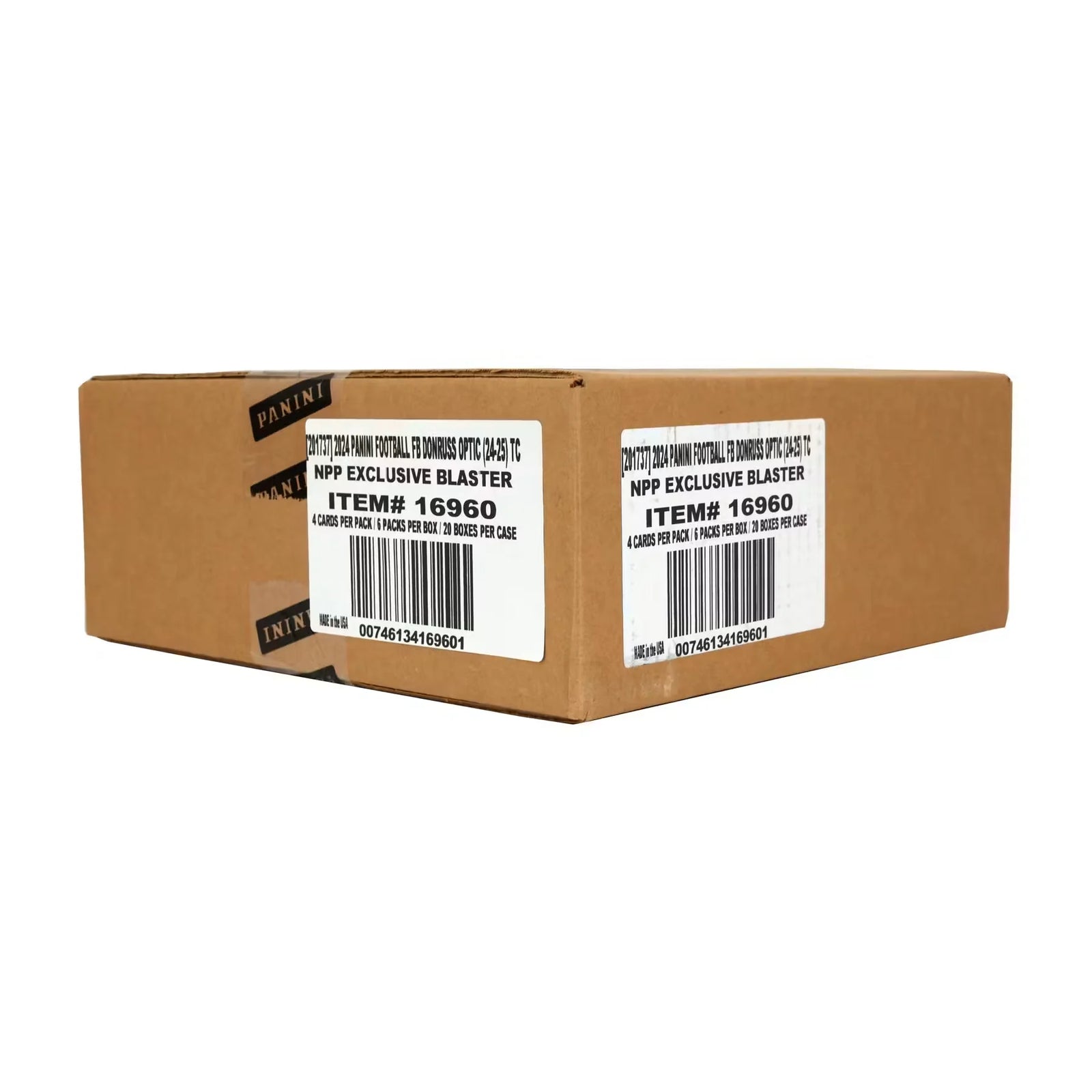 2024 Panini Donruss Optic Football Blaster 20-Box Case (Purple Shock!) (Ships Sealed Only) - D