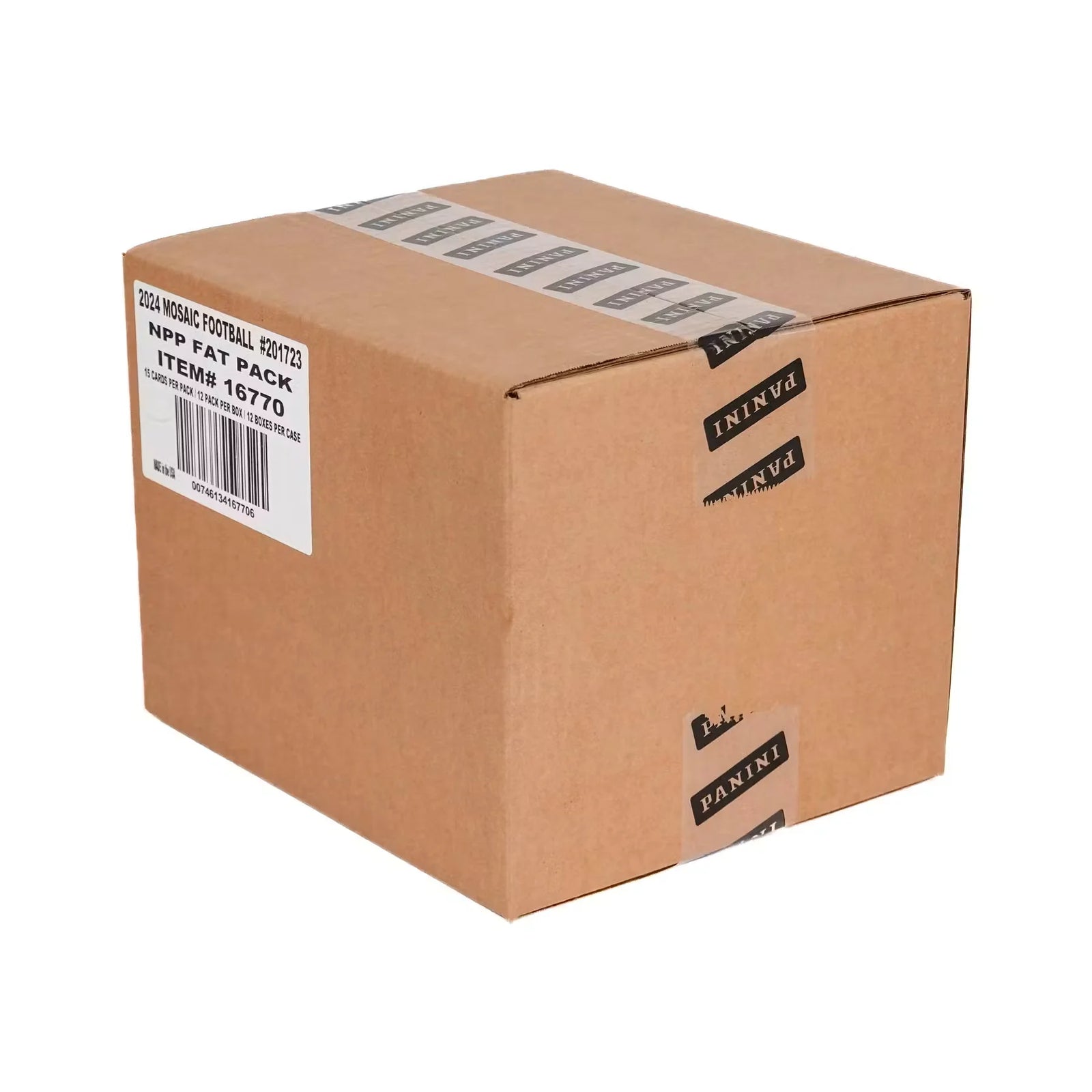 2024 Panini Mosaic Football Jumbo Value 12-Box Case (Ships Sealed Only)