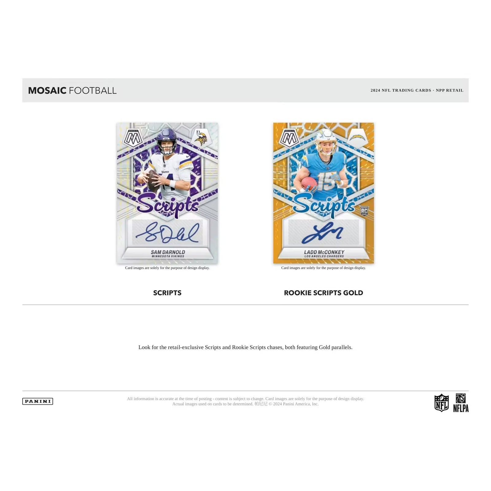2024 Panini Mosaic Football Jumbo Value 12-Box Case (Ships Sealed Only)