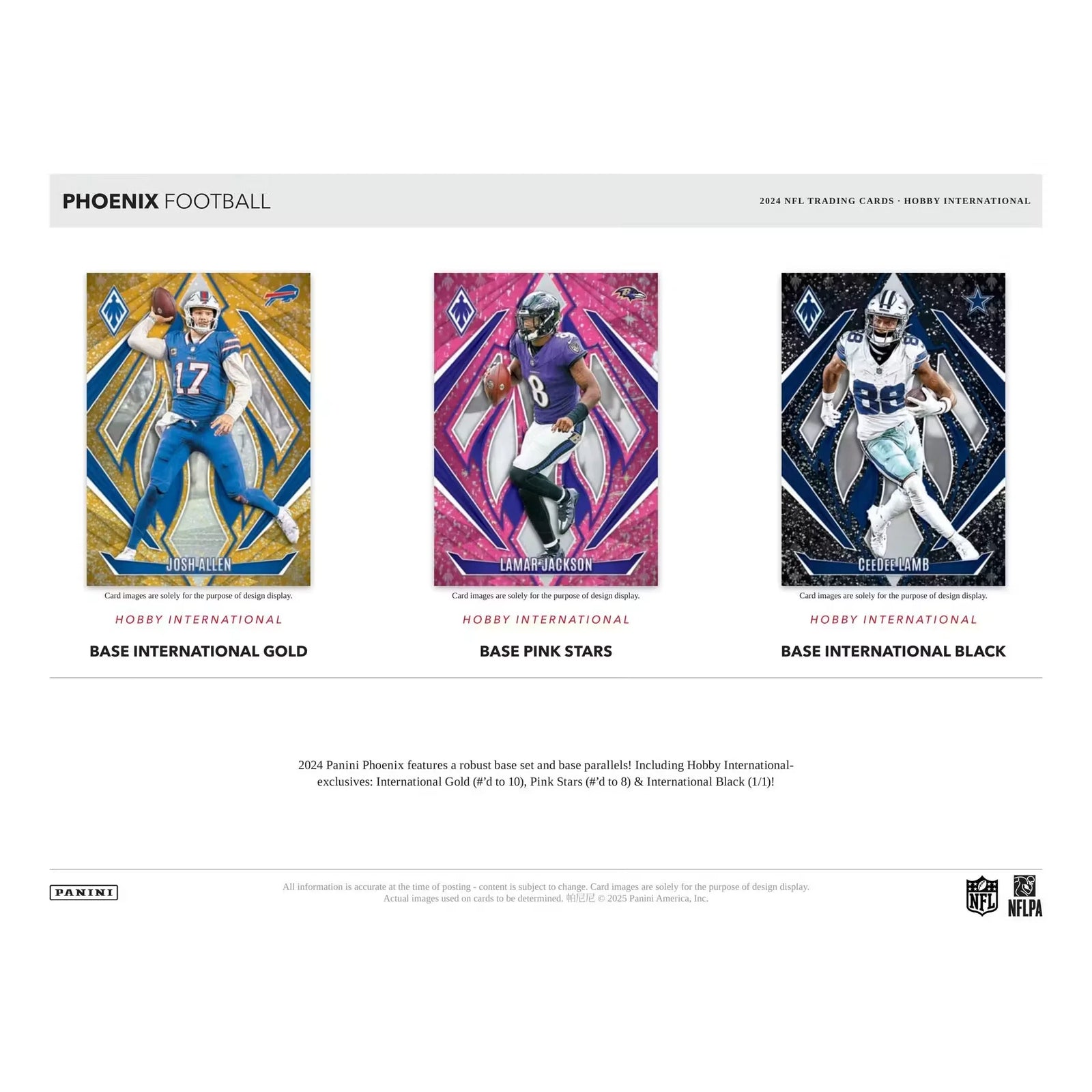 2024 Panini Phoenix Football Hobby International Mega 20-Box Case (Ships Sealed Only) - D