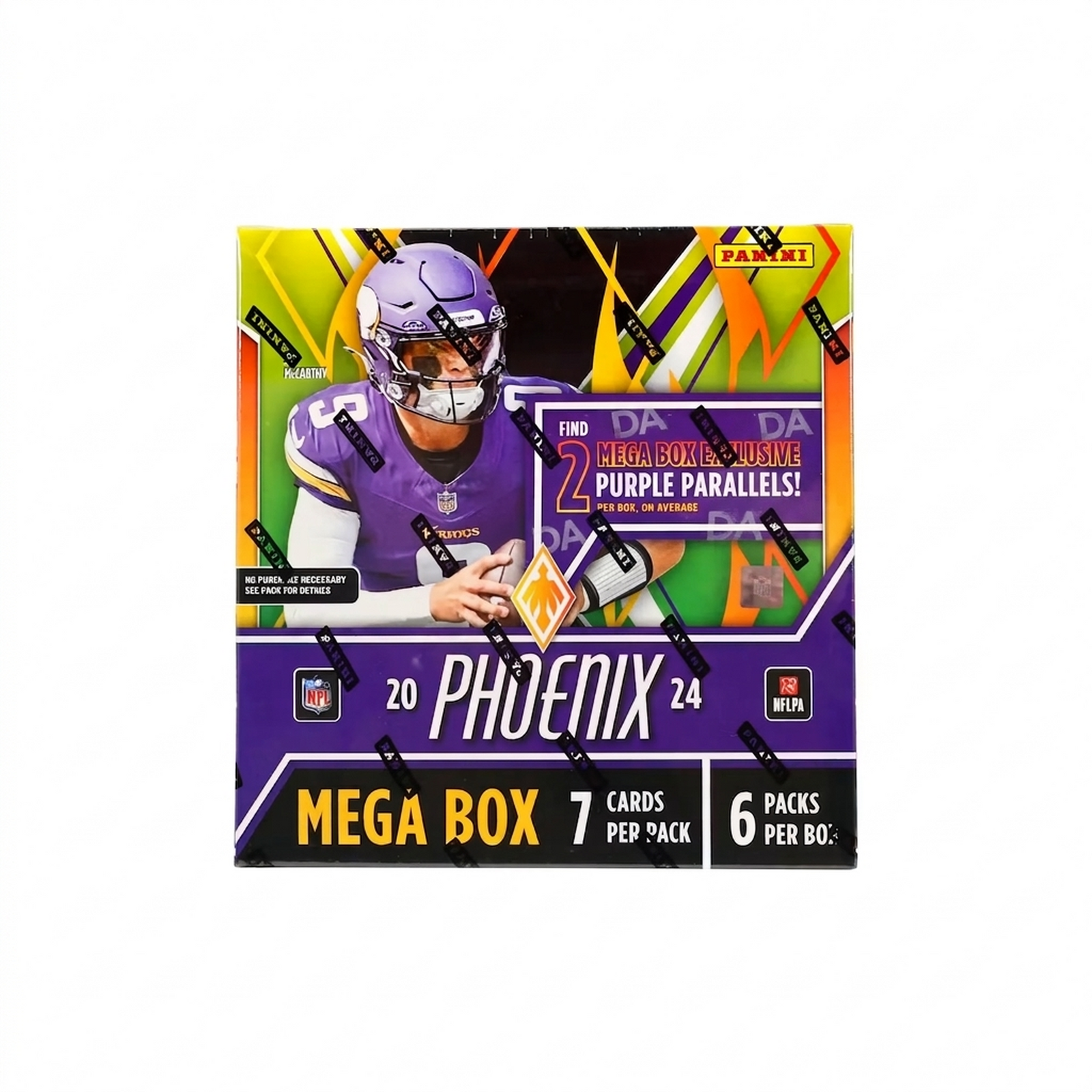 2024 Panini Phoenix Football Mega 20-Box Case (Purple Parallels!) (Ships Sealed Only) - D