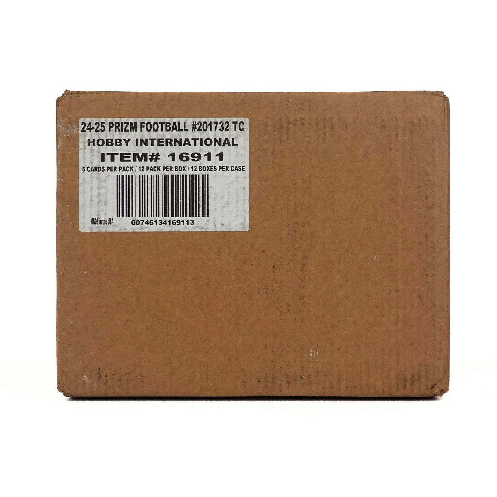 2024 Panini Prizm Football International Hobby 12-Box Case (Ships Sealed Only)