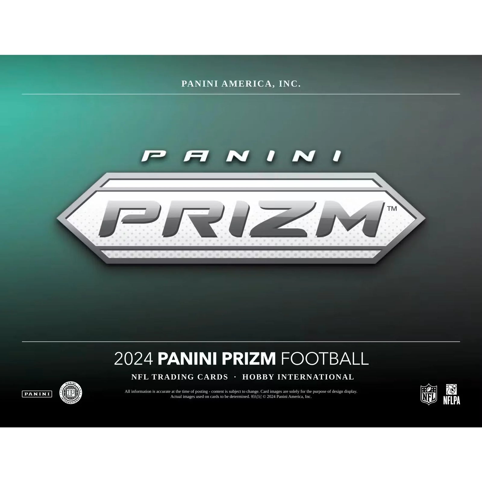 2024 Panini Prizm Football International Hobby 12-Box Case (Ships Sealed Only)