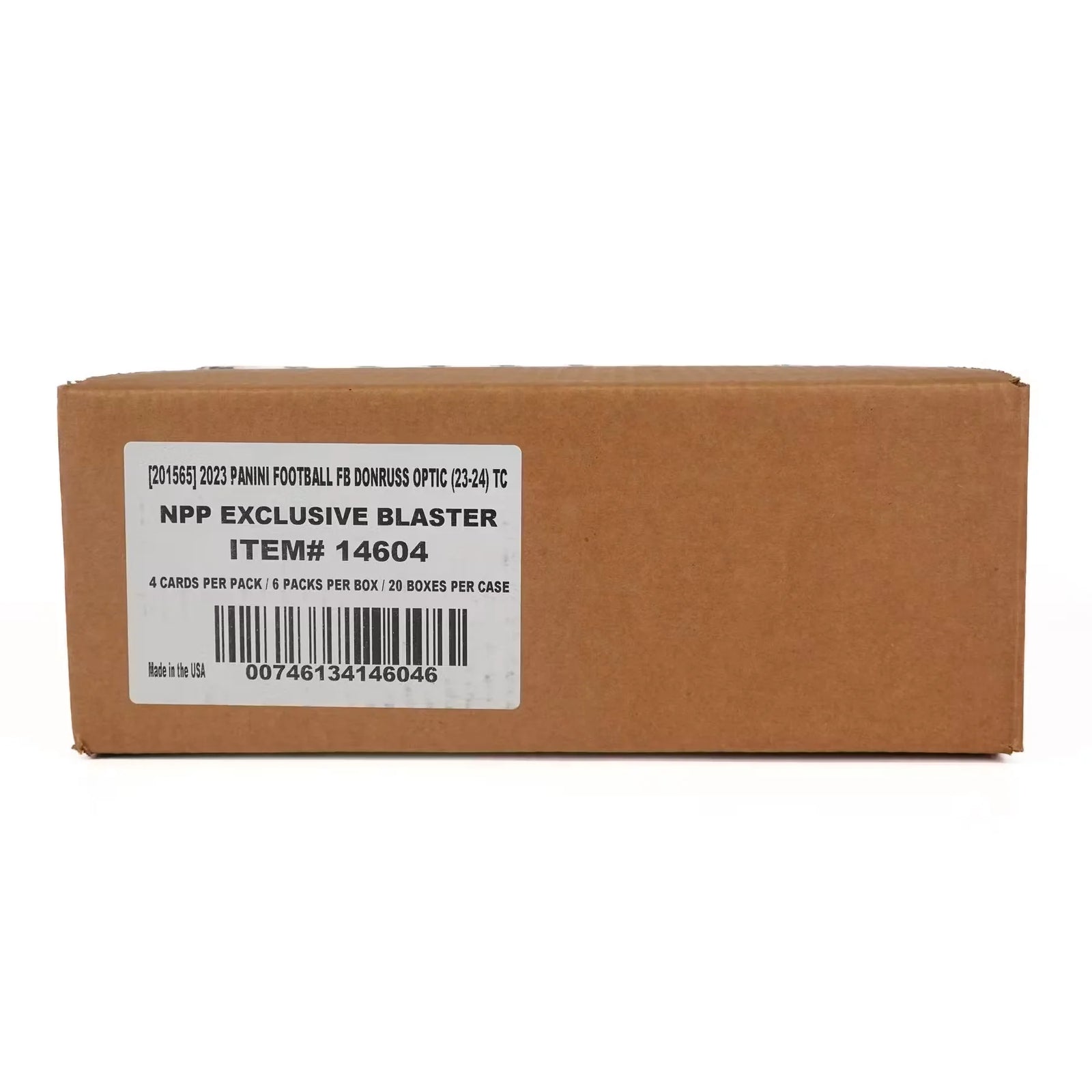 2023 Panini Donruss Optic Football Blaster 20-Box Case (Purple Shock Parallels) (Ships Sealed Only) - D