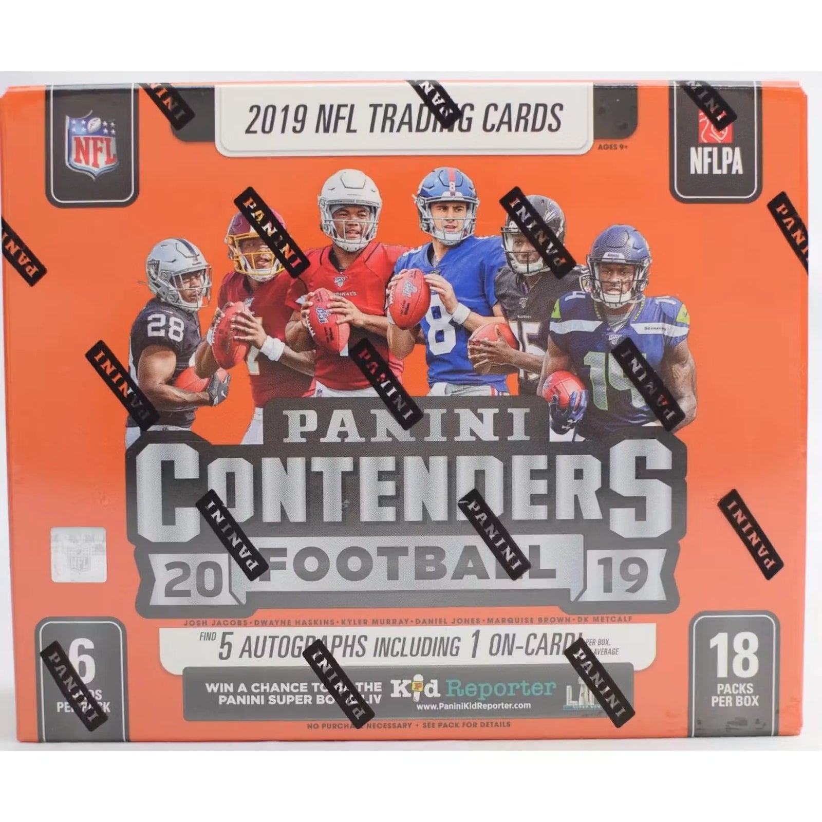 2019 Panini Contenders Football Hobby 12-Box Case (Ships Sealed Only) - D