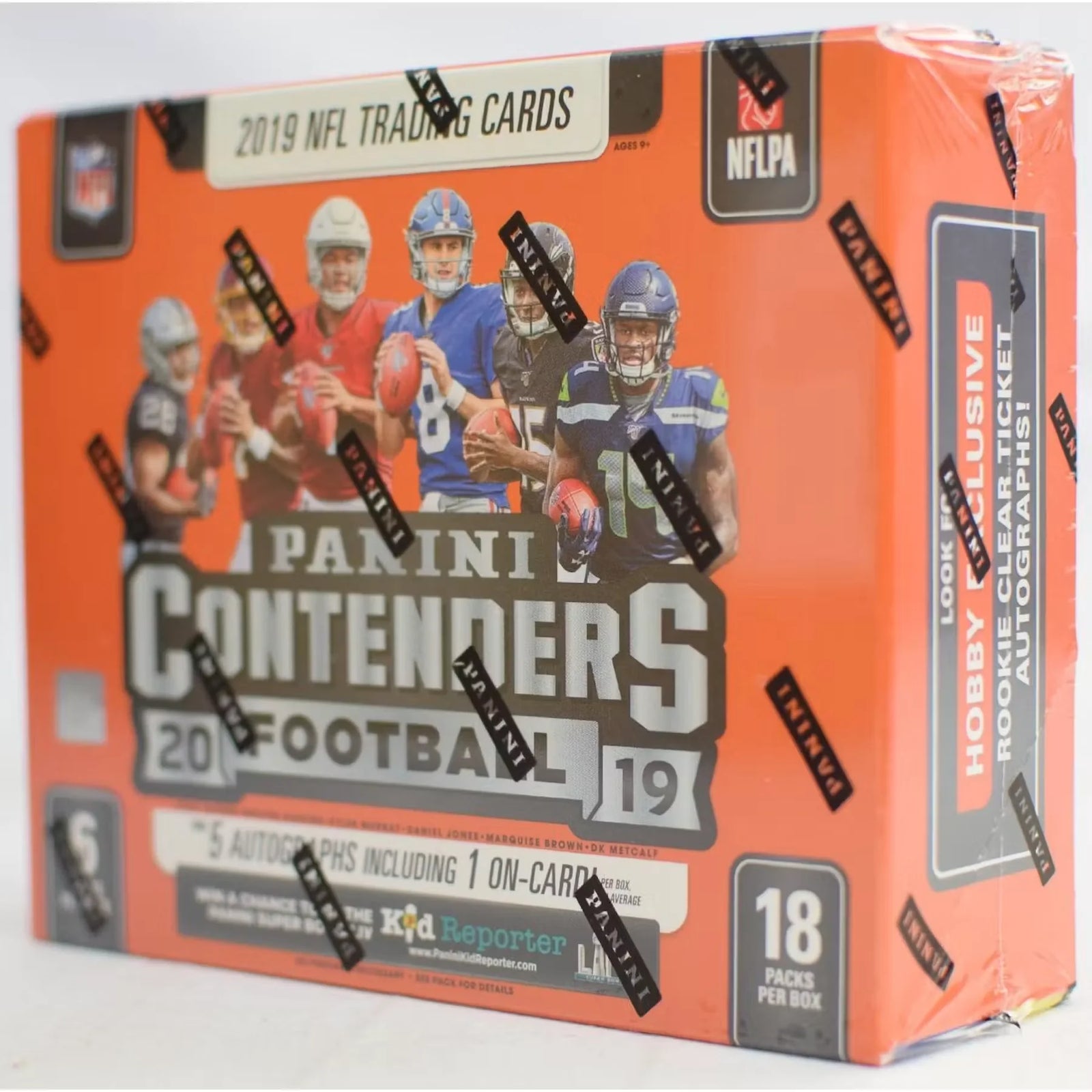 2019 Panini Contenders Football Hobby 12-Box Case (Ships Sealed Only) - D