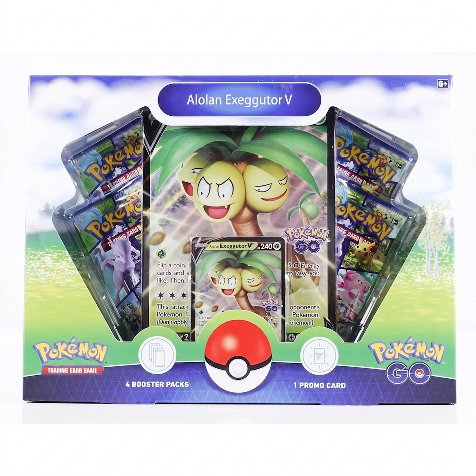 Pokemon Go Collection Alolan Exeggutor V | 6-Box Case (Ships Sealed Only)