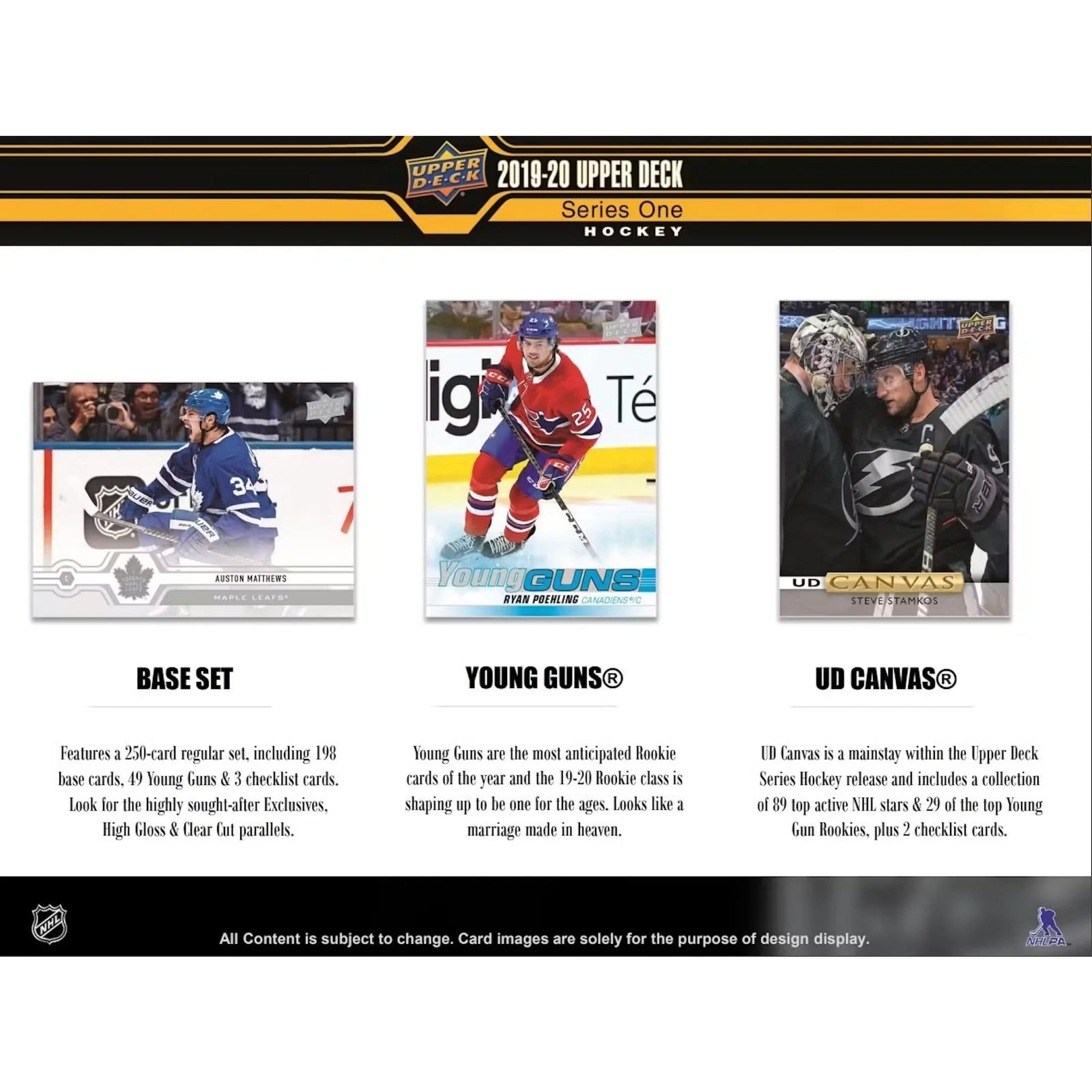 2019-20 Upper Deck Series 1 Hockey Tin Case | 12 Count (Ships Sealed Only)