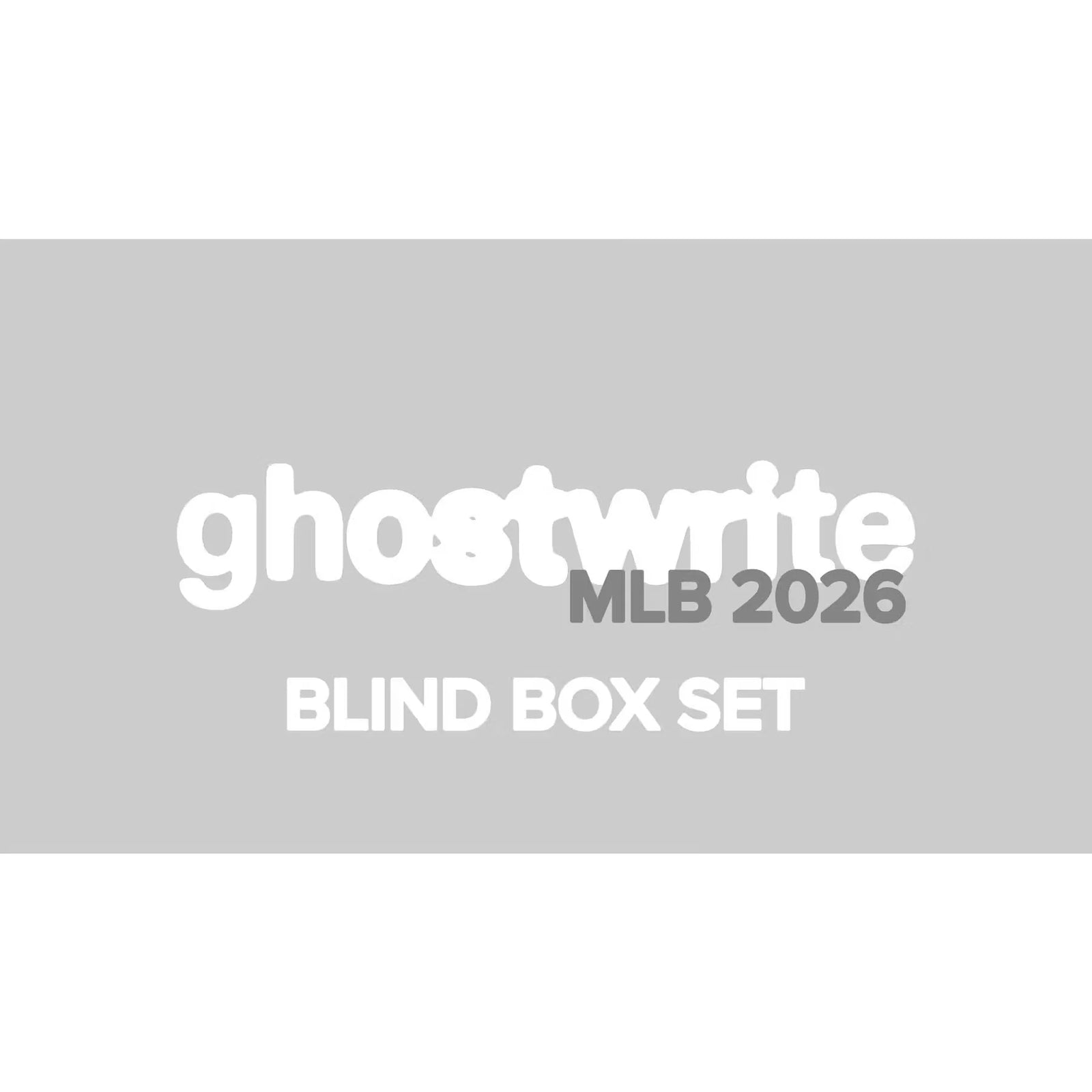 2026 Ghostwrite MLB Game Face Baseball Hobby 12-Box Case | Presell
