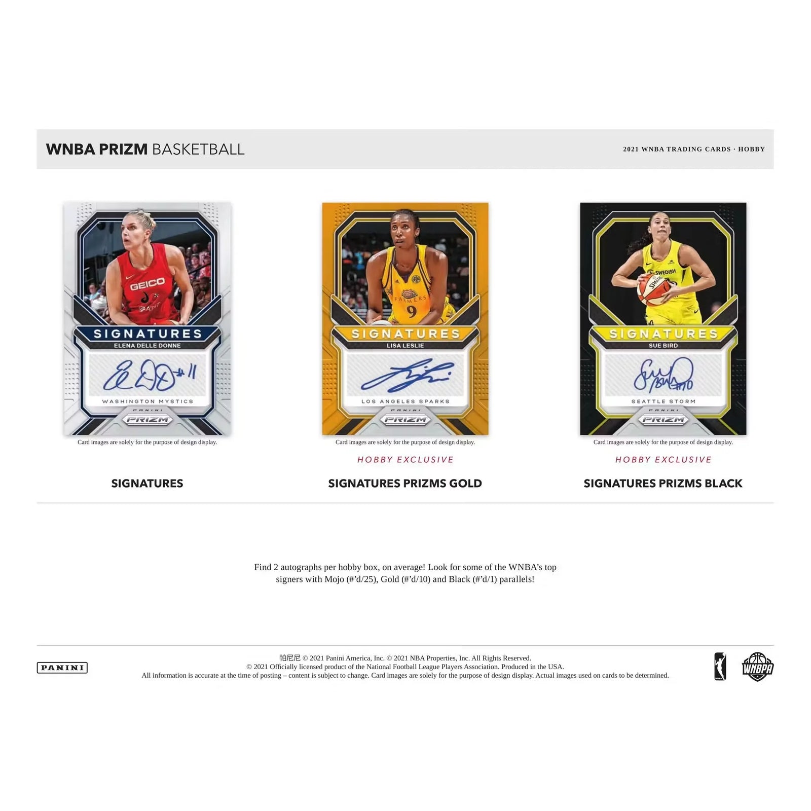 2021 Panini Prizm WNBA Basketball Hobby 12-Box Case (Ships Sealed Only) - D