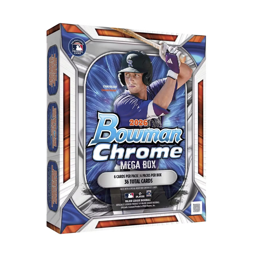 2026 Bowman Chrome Baseball Mega 20-Box Case | Presell (Ships Sealed Only)