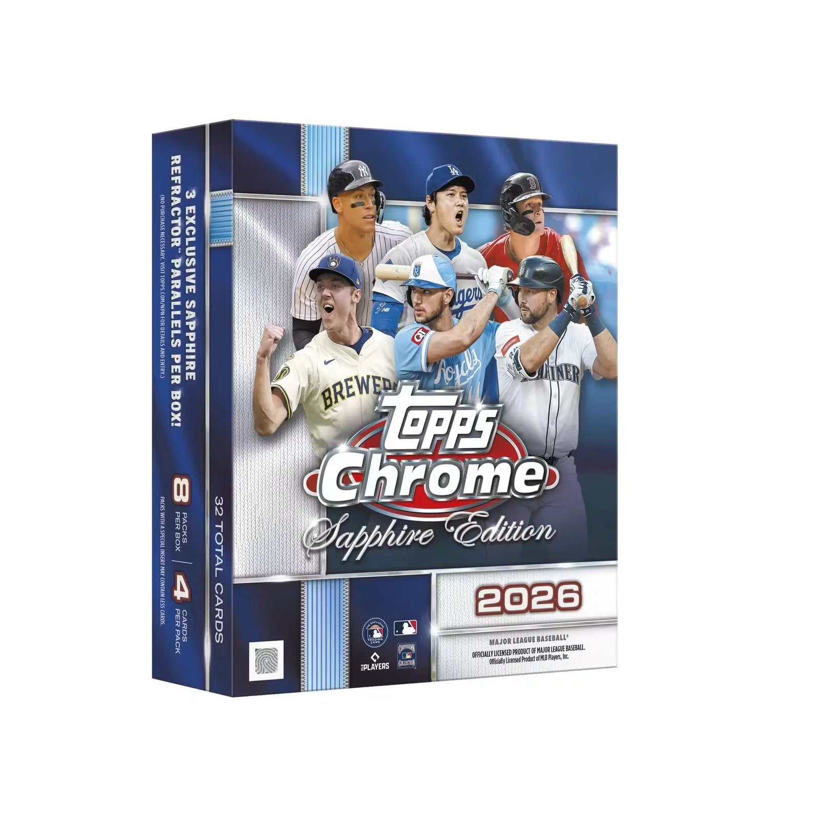 2026 Topps Chrome Sapphire Edition 10-Box Case | Presell (Ships Sealed Only)