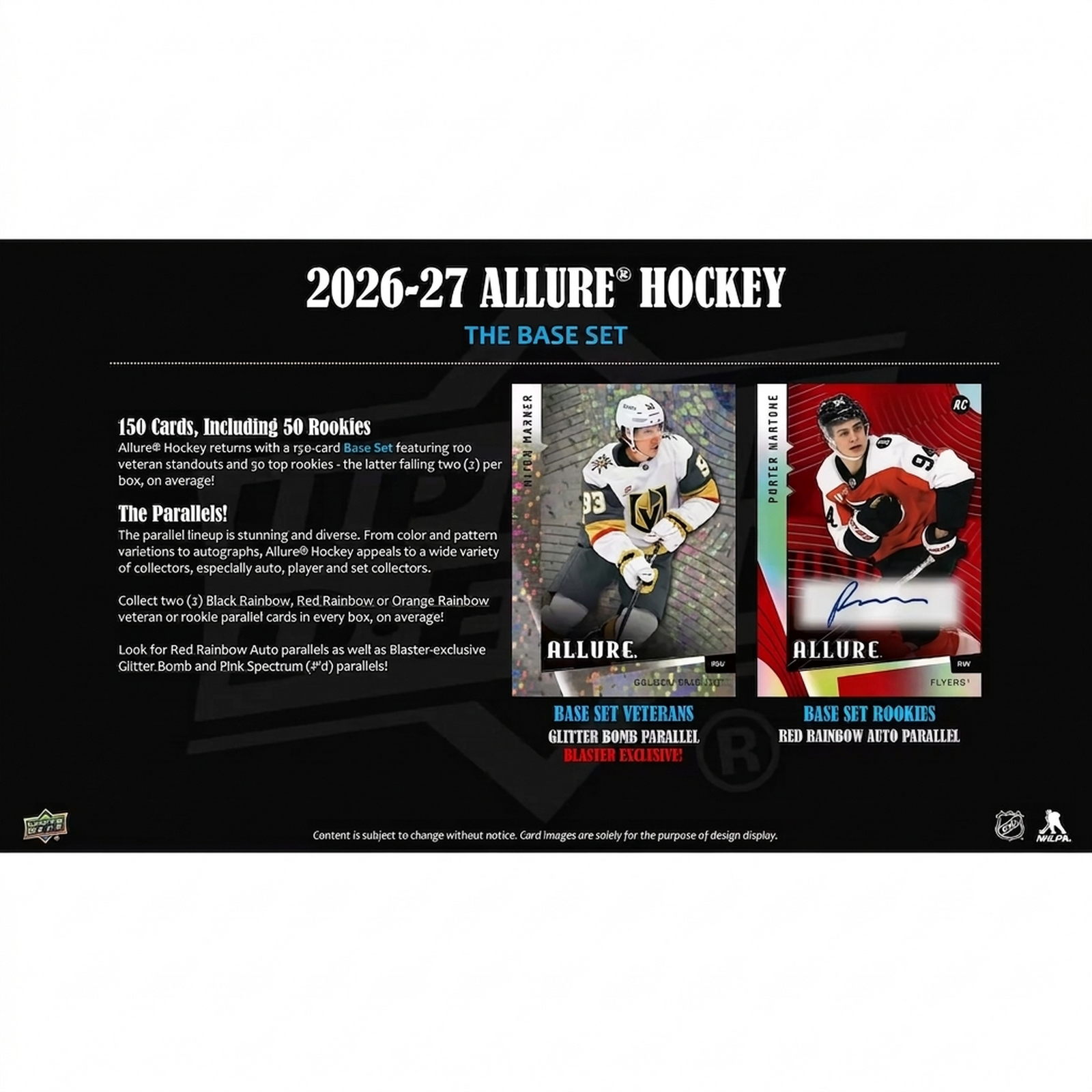 2026-27 Upper Deck Allure Hockey Blaster 20-Box Case | Presell (Ships Sealed Only)