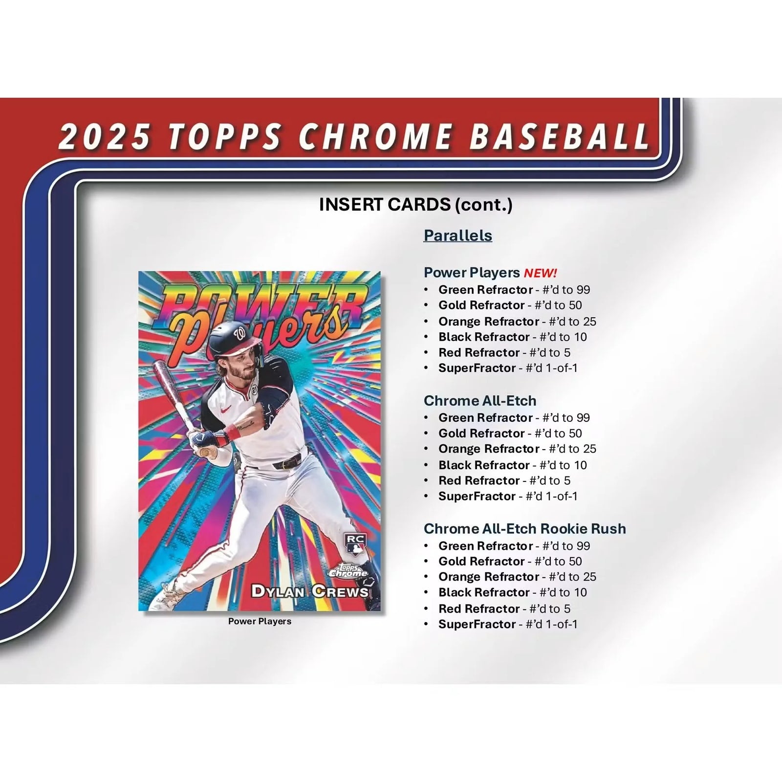 2025 Topps Chrome Baseball Mega 20-Box Case (Ships Sealed Only) - D