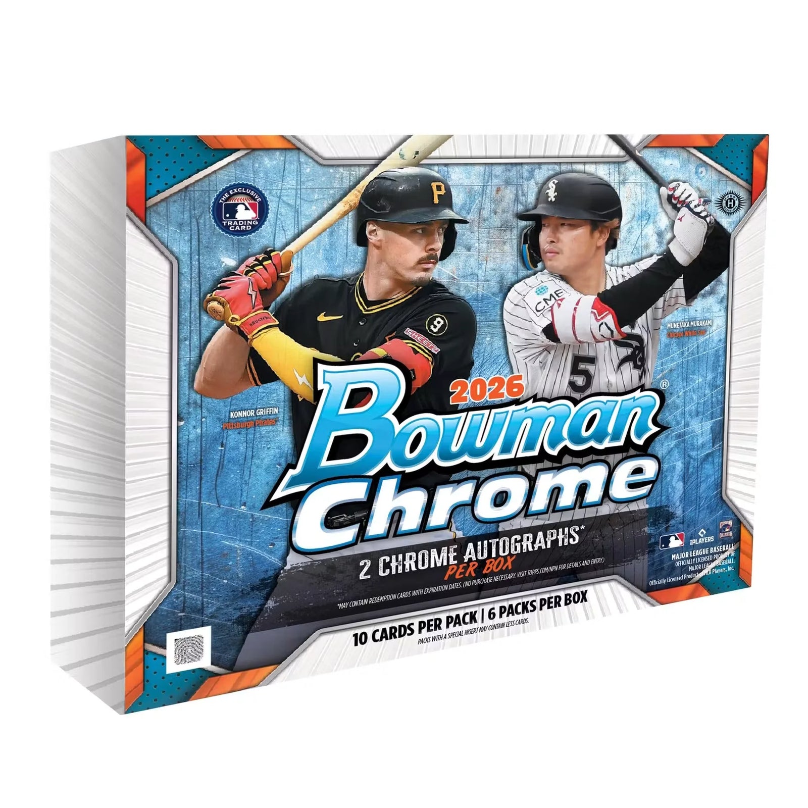 2026 Bowman Chrome Baseball Hobby 12-Box Case | Presell (Ships Sealed Only)
