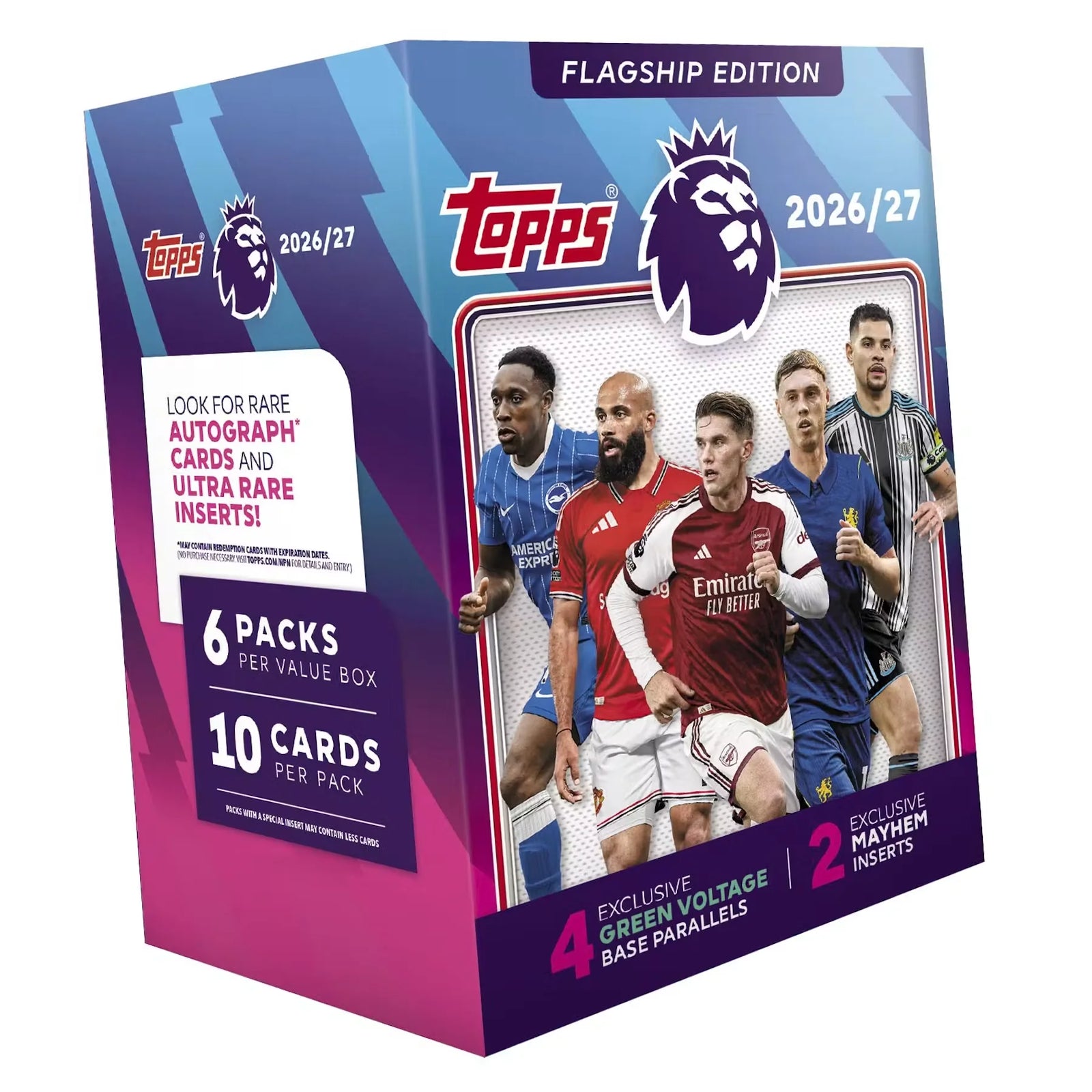 2026-27 Topps Premier League EPL Soccer Blaster 40-Box Case | Presell (Ships Sealed Only)