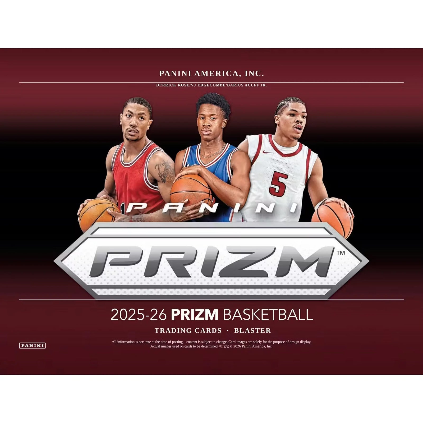 2025-26 Panini Prizm Basketball Blaster 20-Box Case (Ships Sealed Only)