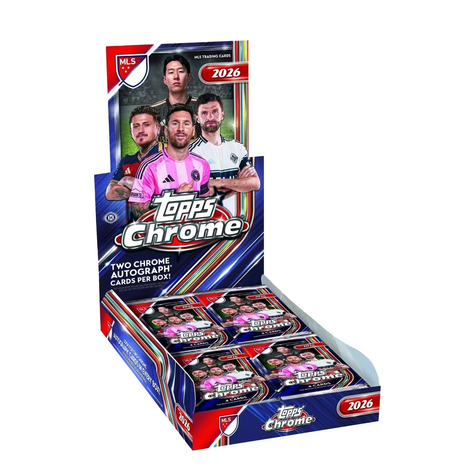 2026 Topps MLS Chrome Hobby 12-Box Case | Presell (Ships Sealed Only)