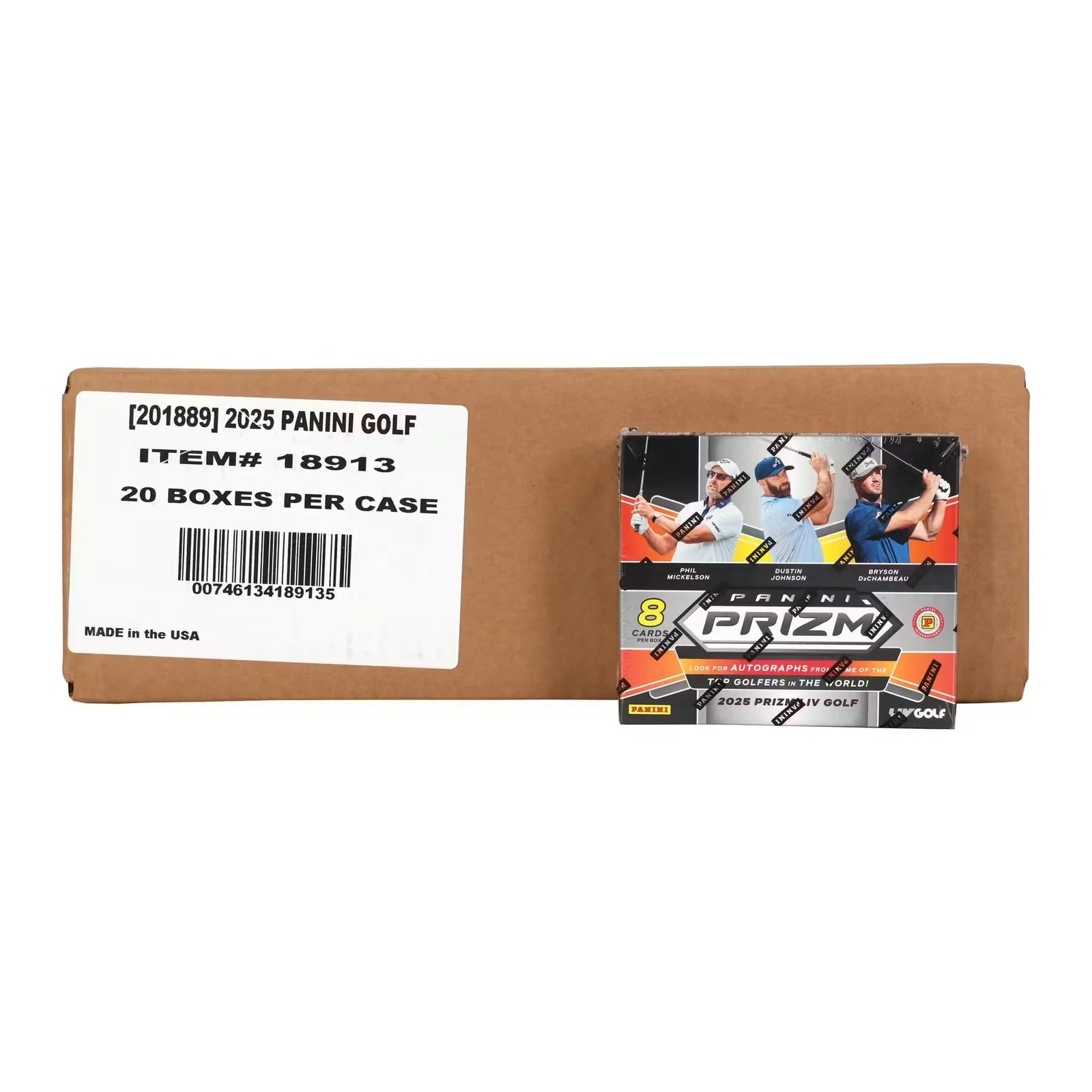 2025 Panini Prizm LIV Golf International Hobby 20-Box Case (Ships Sealed Only) - D
