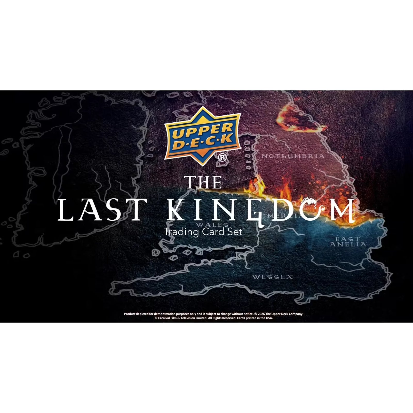 2026 Upper Deck The Last Kingdom Seasons 1-5 Hobby 16-Box Case (Ships Sealed Only)