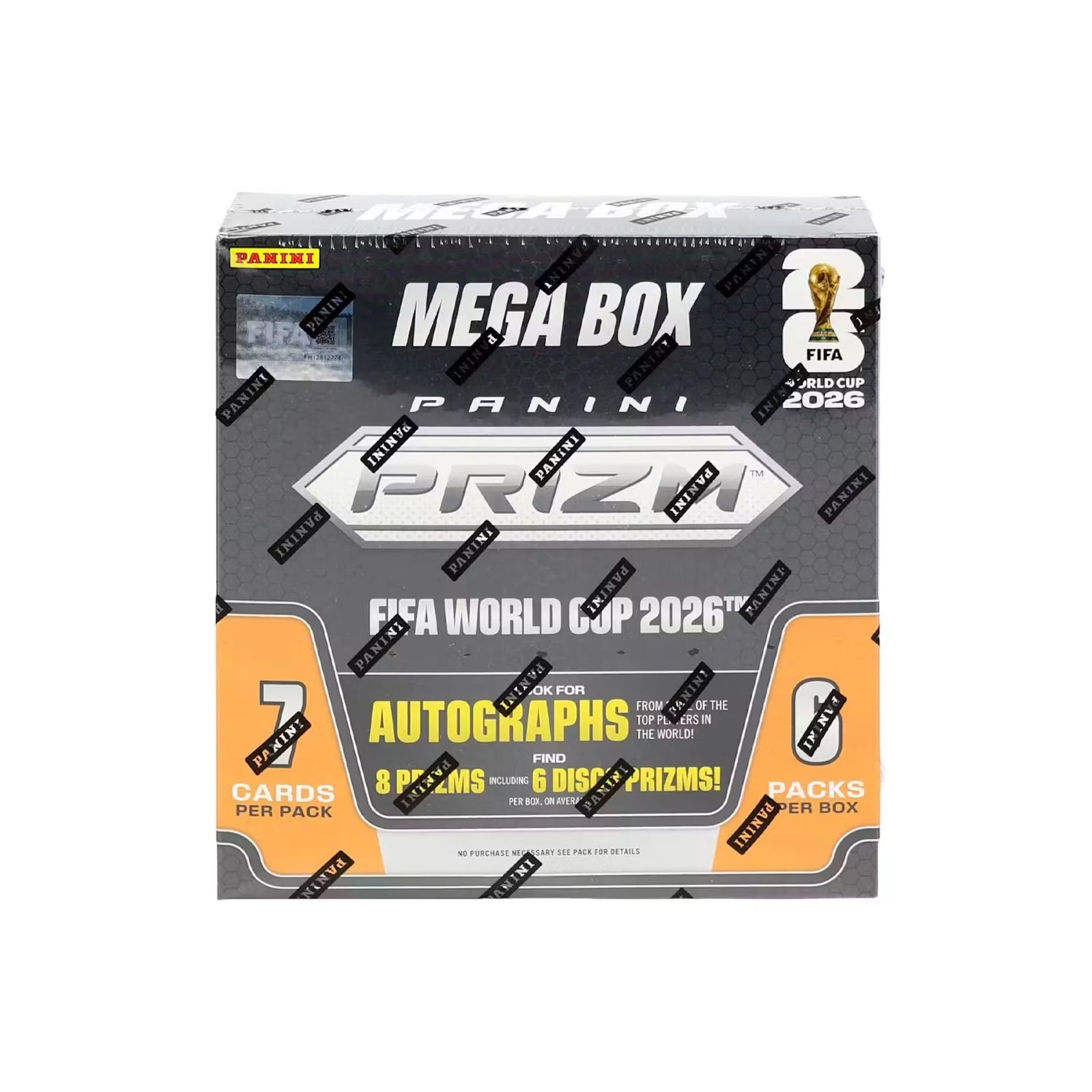 2026 Panini Prizm FIFA World Cup Soccer Mega 20-Box Case | Red Disco Parallels (Ships Sealed Only)