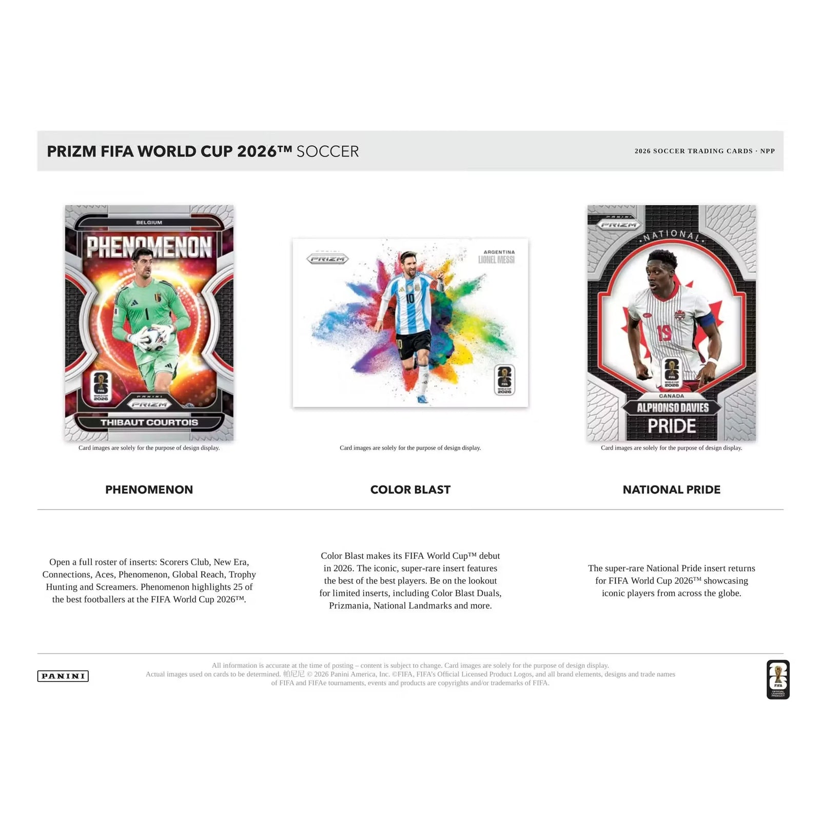 2026 Panini Prizm FIFA World Cup Soccer Mega 20-Box Case | Red Disco Parallels (Ships Sealed Only)