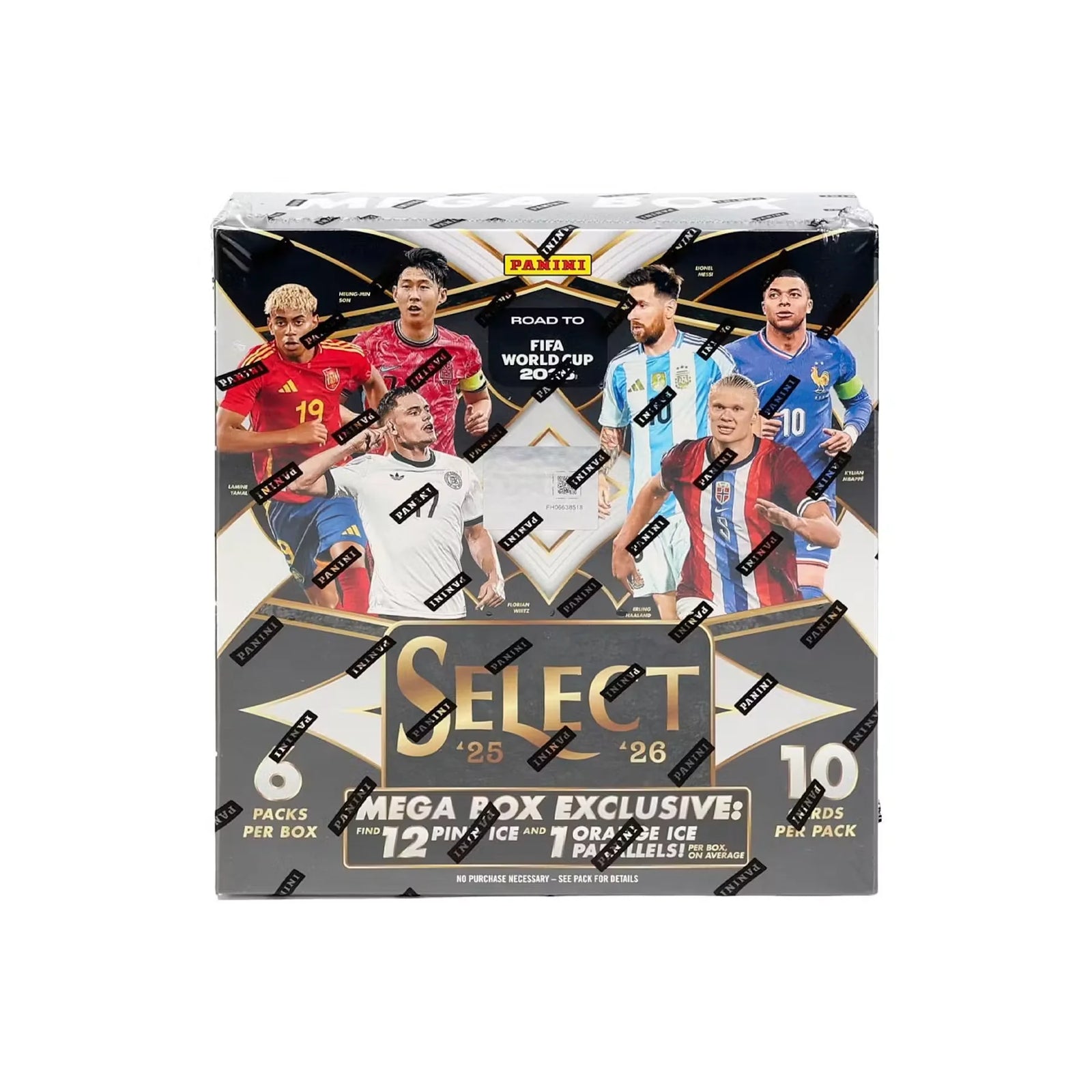 2025-26 Panini Select Road to FIFA World Cup Soccer | 20-Box Case (Ships Sealed Only)
