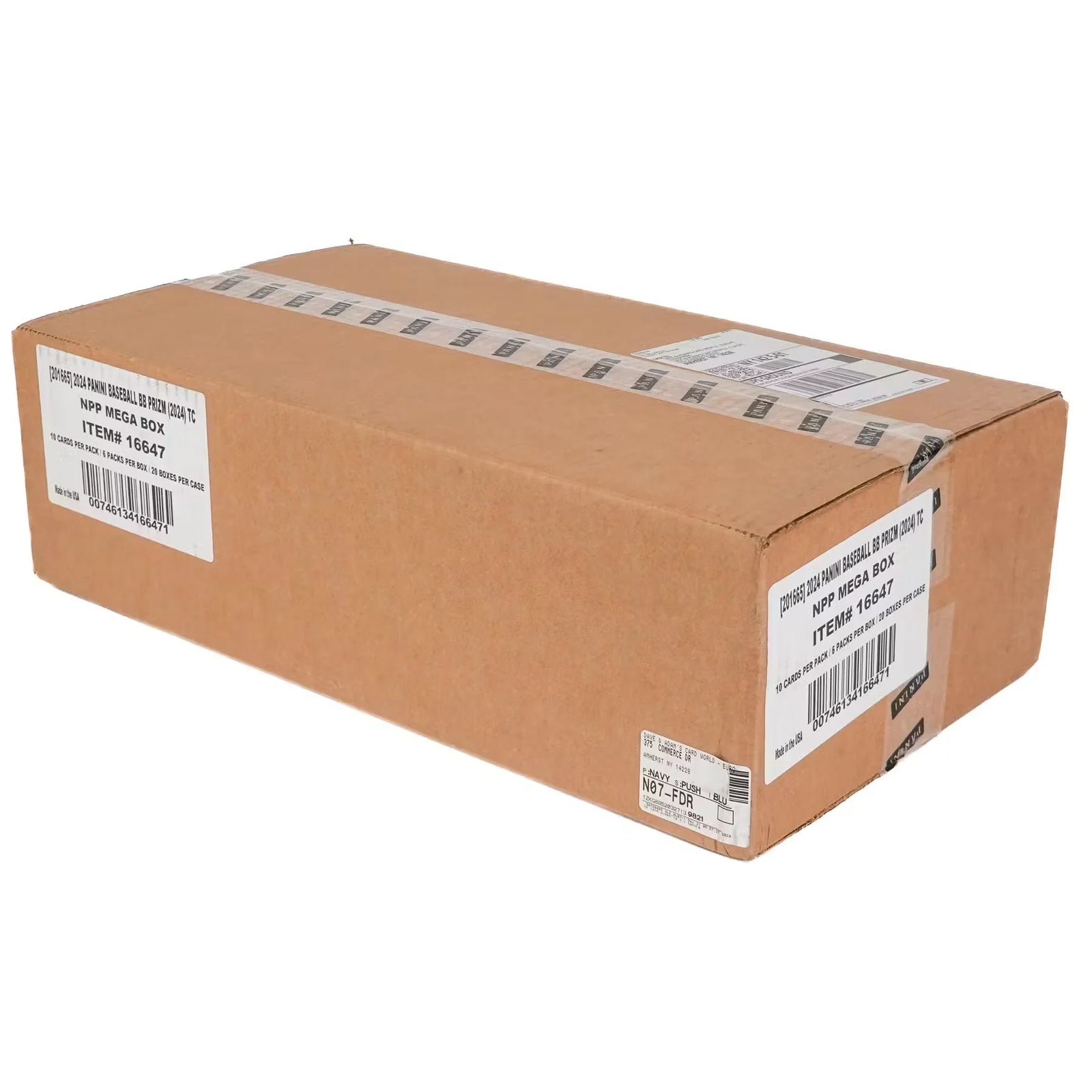 2024 Panini Prizm Baseball Mega 20-Box Case | Pink Ice (Ships Sealed Only)