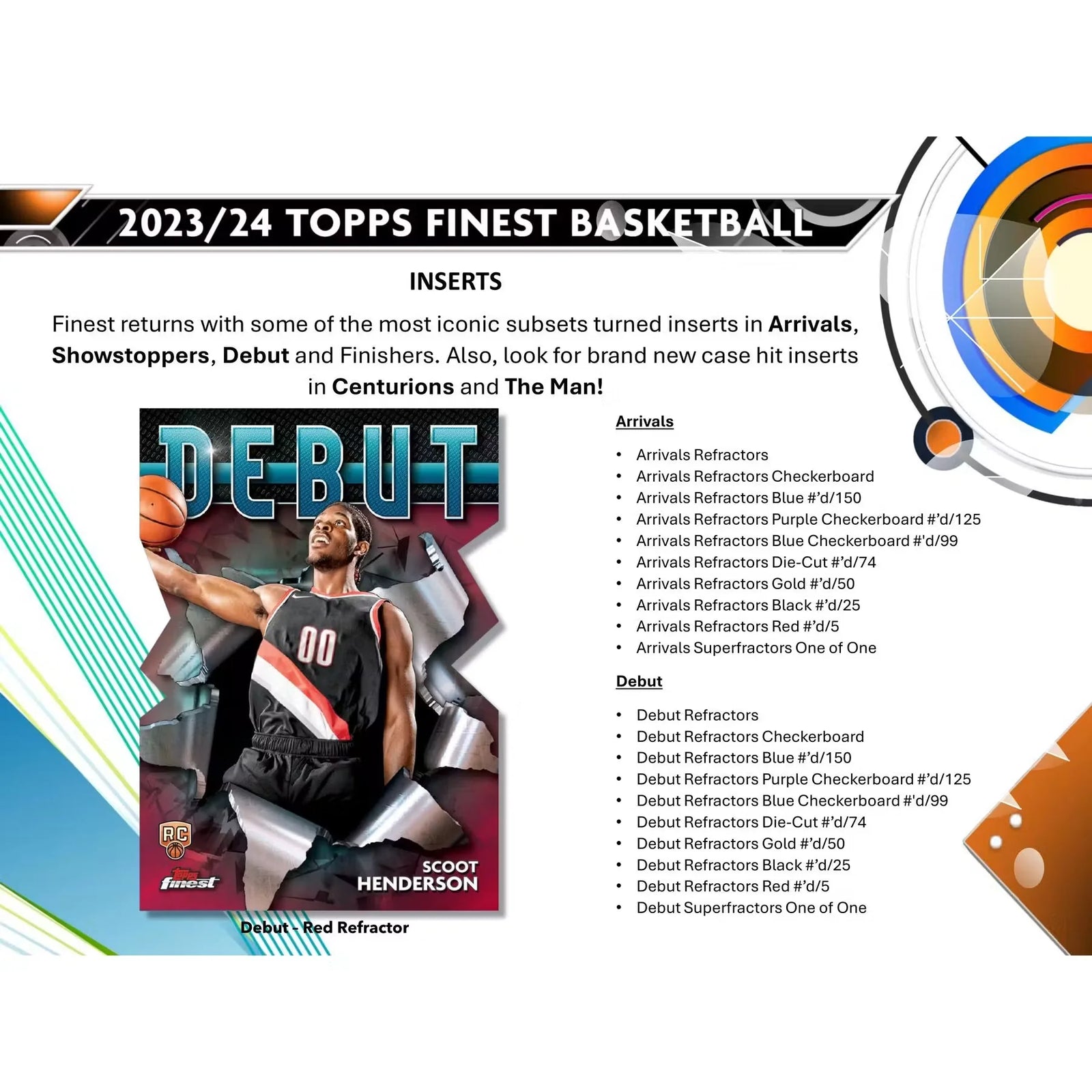 2023-24 Topps Finest Basketball Hobby 8-Box Case (Ships Sealed Only)