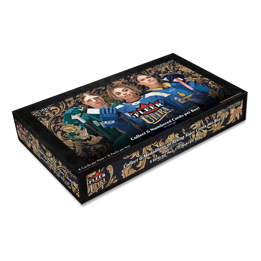 2025-26 Upper Deck Fleer Ultra PWHL Hockey Hobby 10-Box Case (Presell) (Ships Sealed Only)