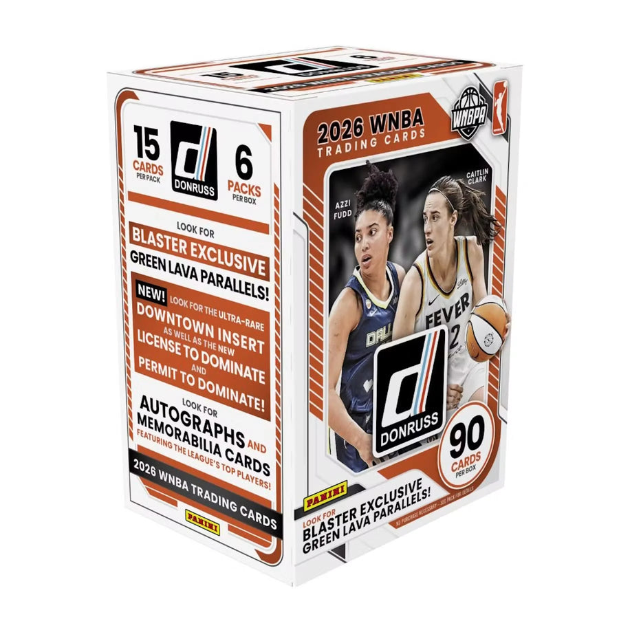 2026 Panini Donruss WNBA Basketball Blaster Hobby 20-Box Case (Ships Sealed Only) - D