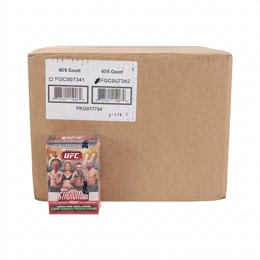 2026 Topps Stadium Club UFC Blaster 40-Box Case (Ships Sealed Only) - D